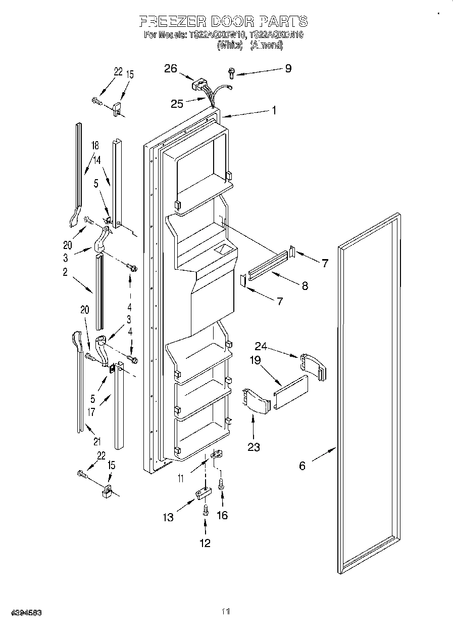 07 - FREEZER DOOR