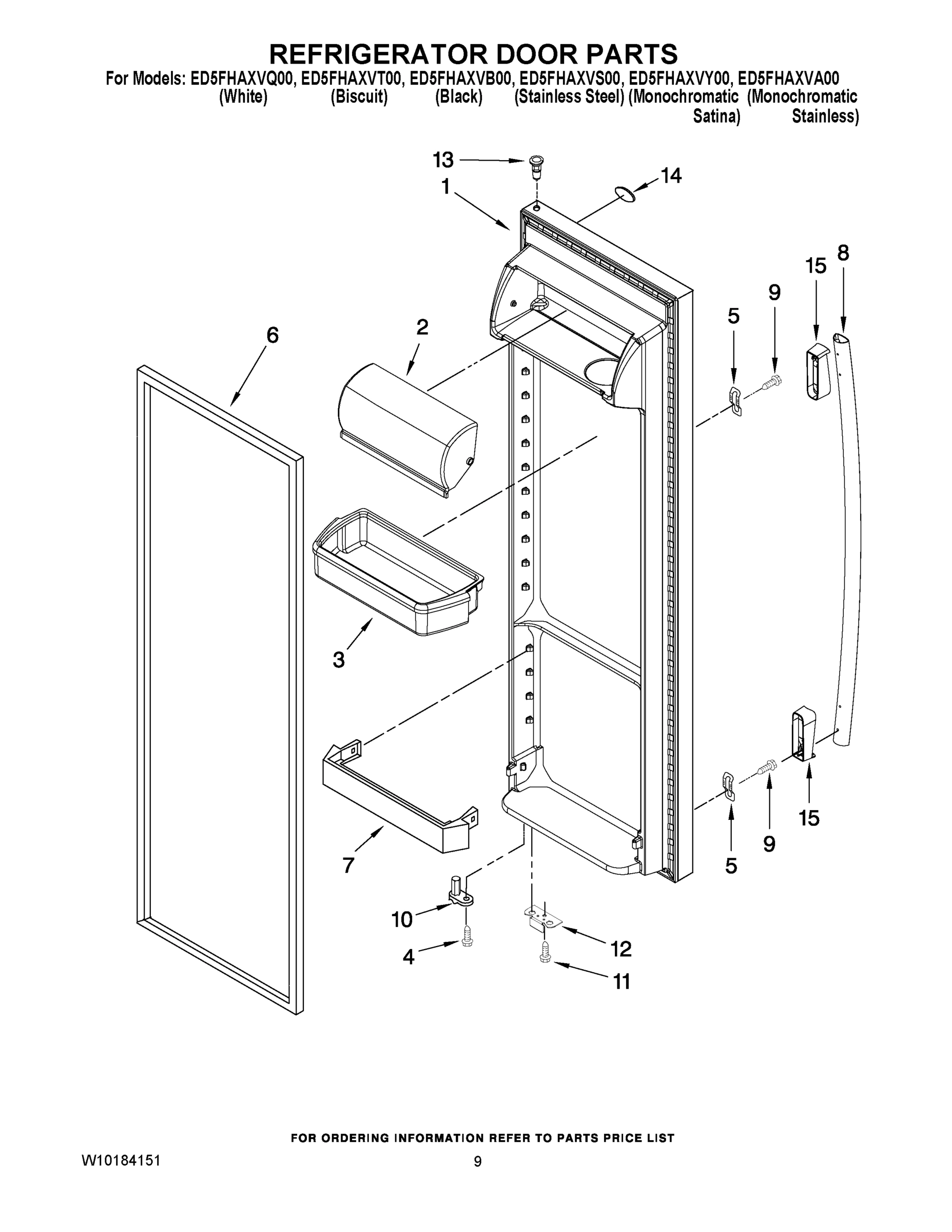 06 - REFRIGERATOR DOOR PARTS