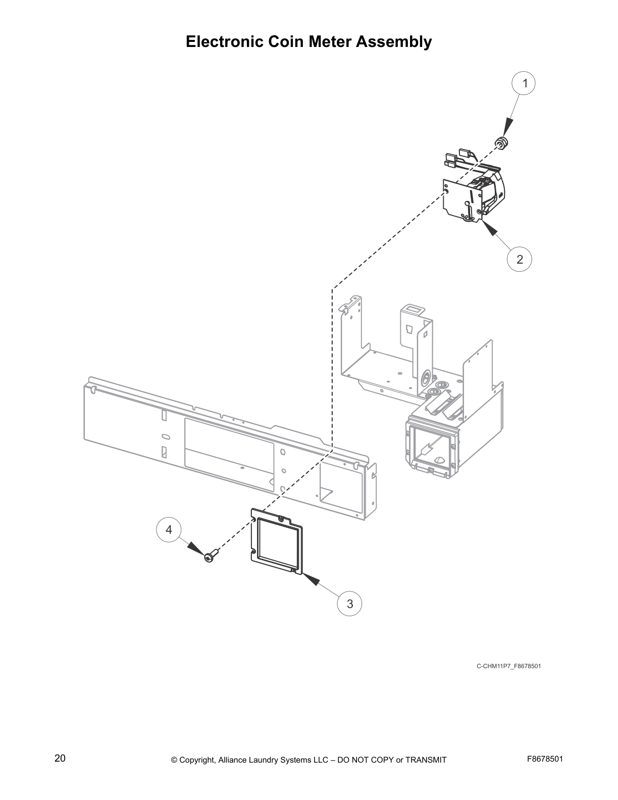 Electronic Coin Meter Assembly