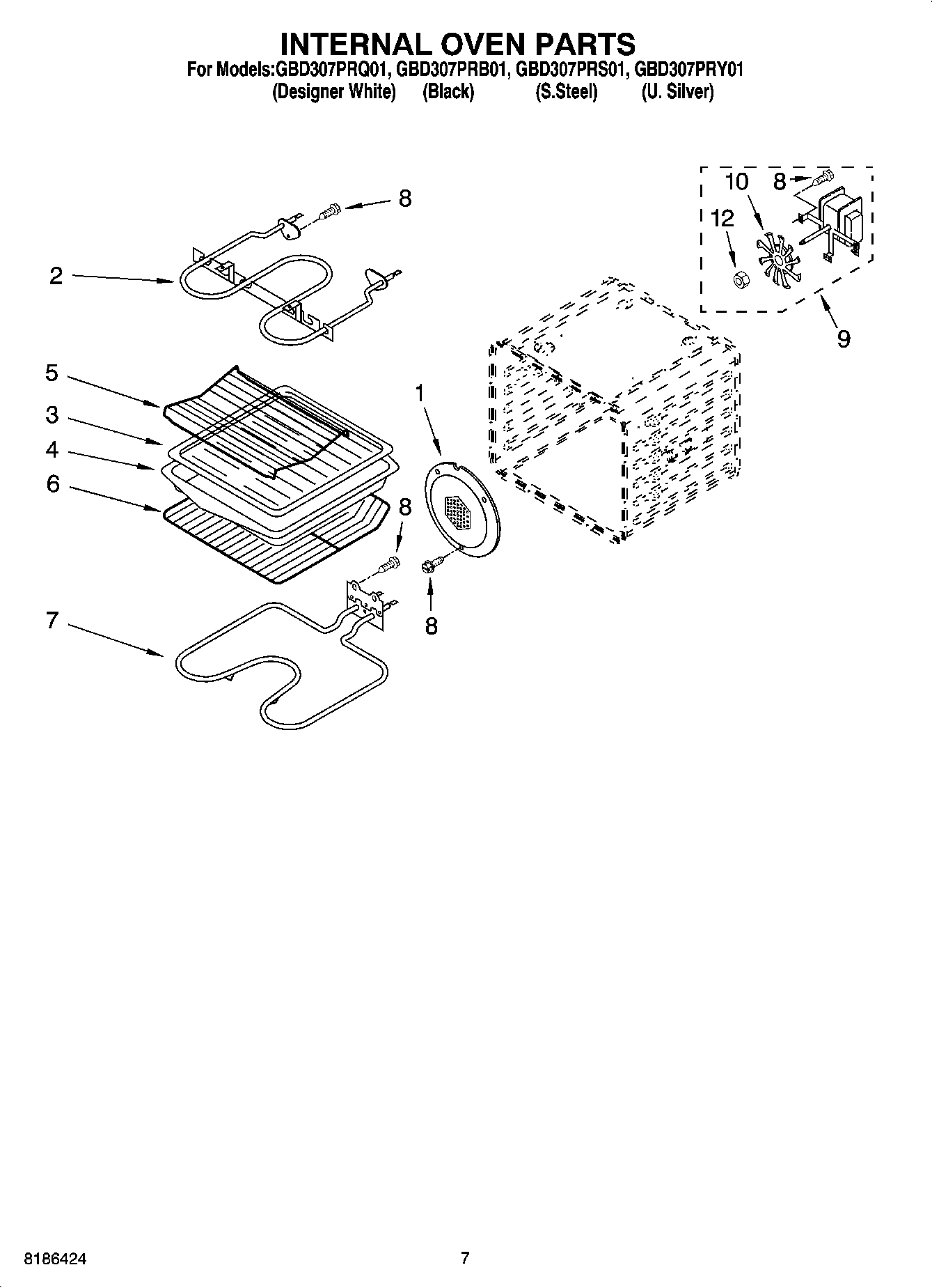 05 - INTERNAL OVEN PARTS