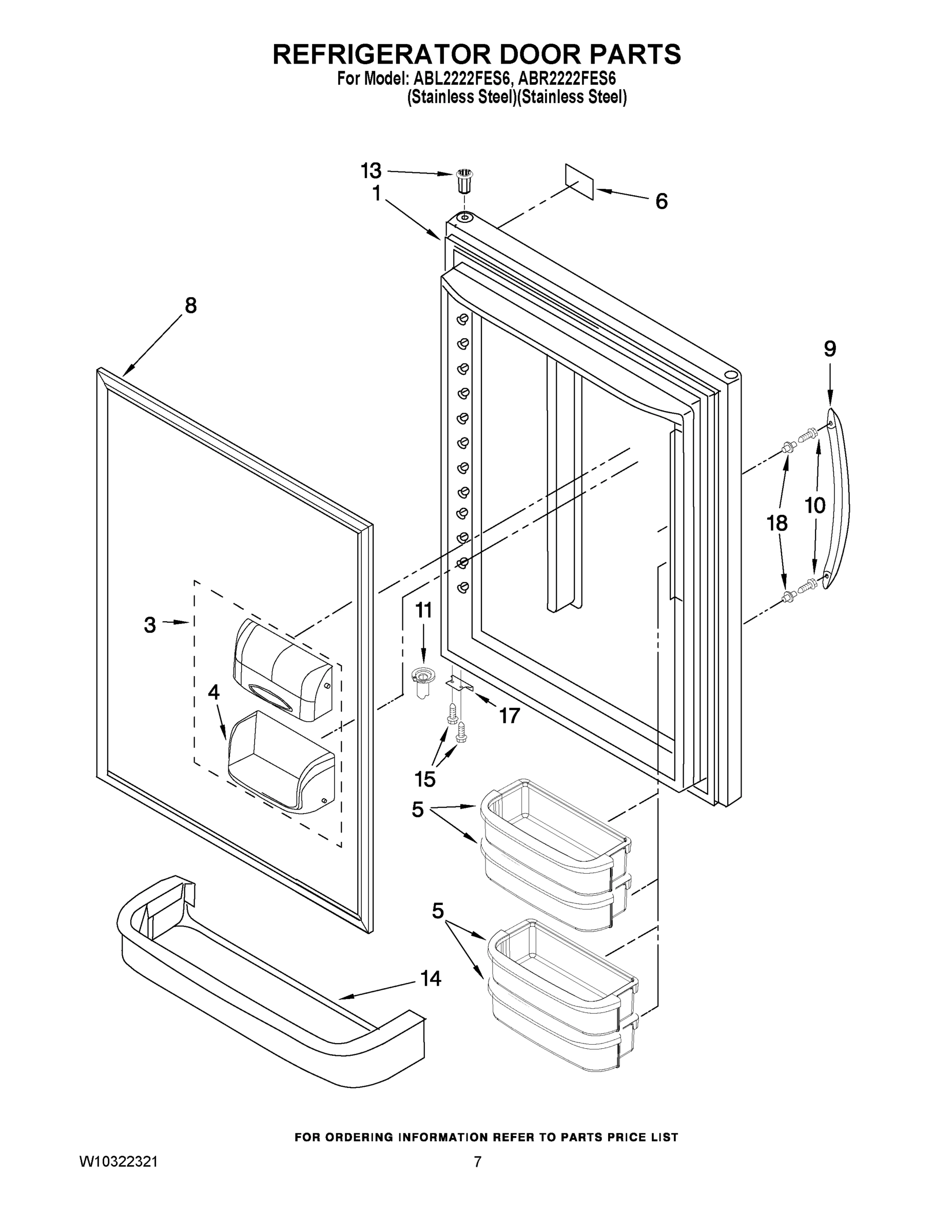 04 - REFRIGERATOR DOOR PARTS