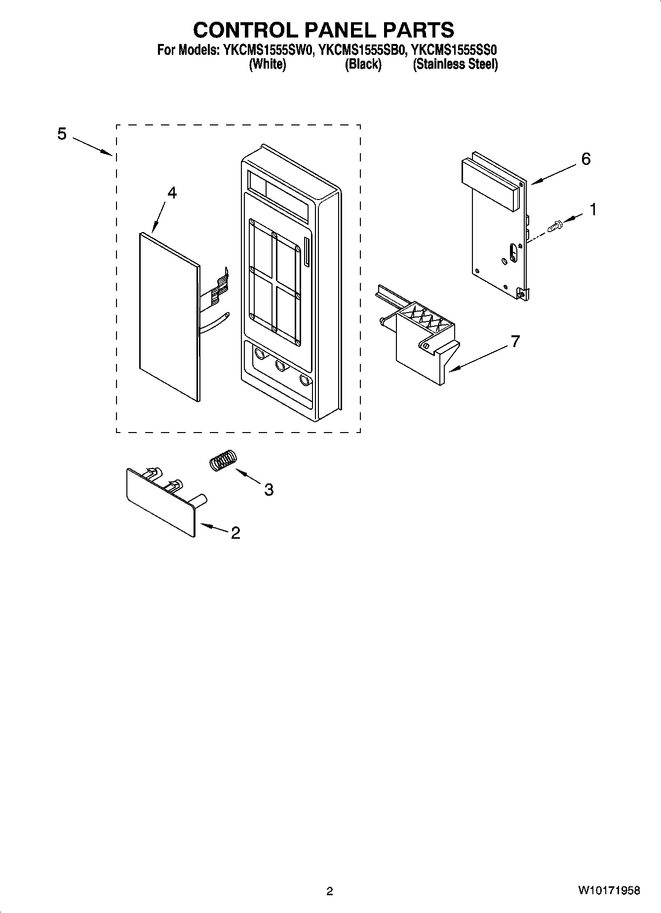02 - CONTROL PANEL PARTS