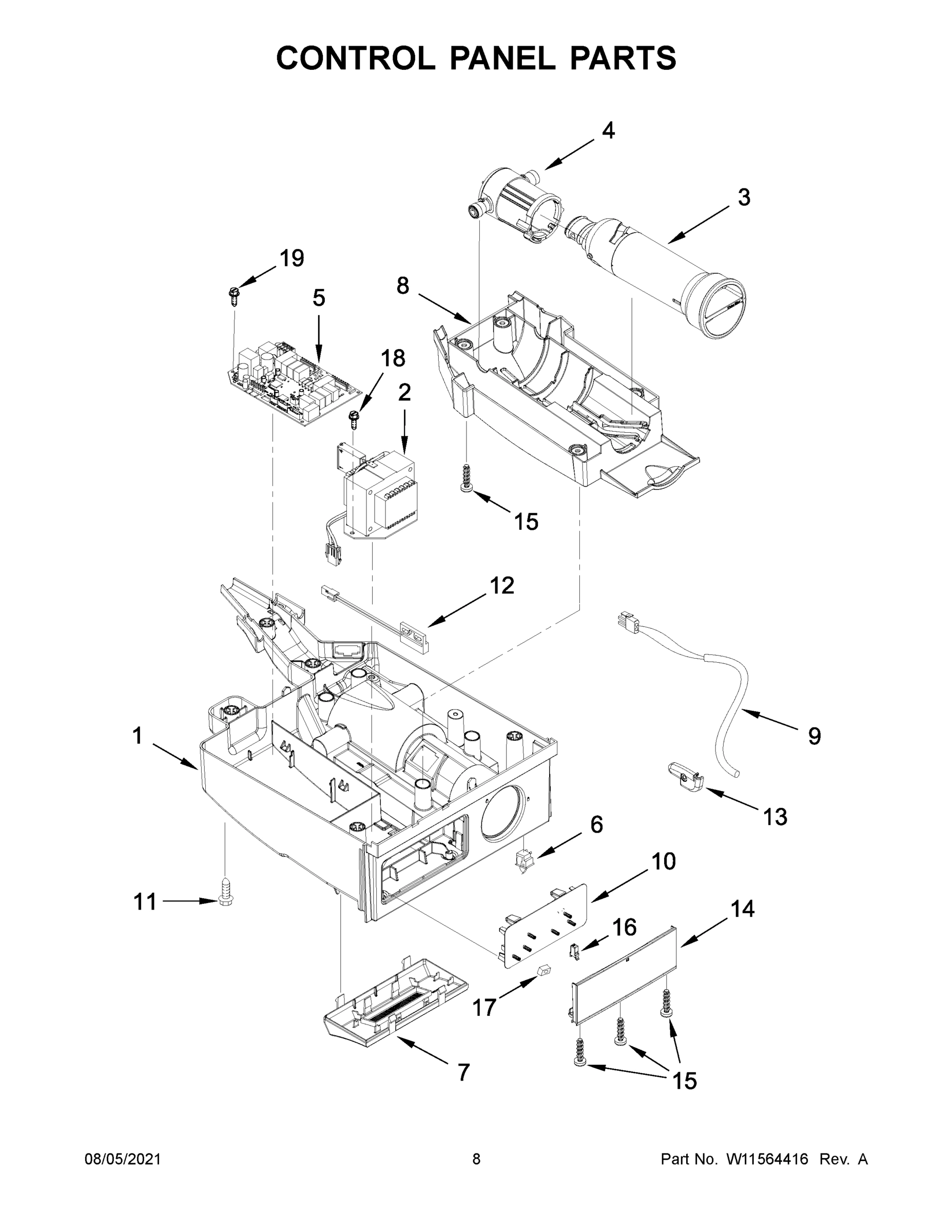 05 - CONTROL PANEL PARTS