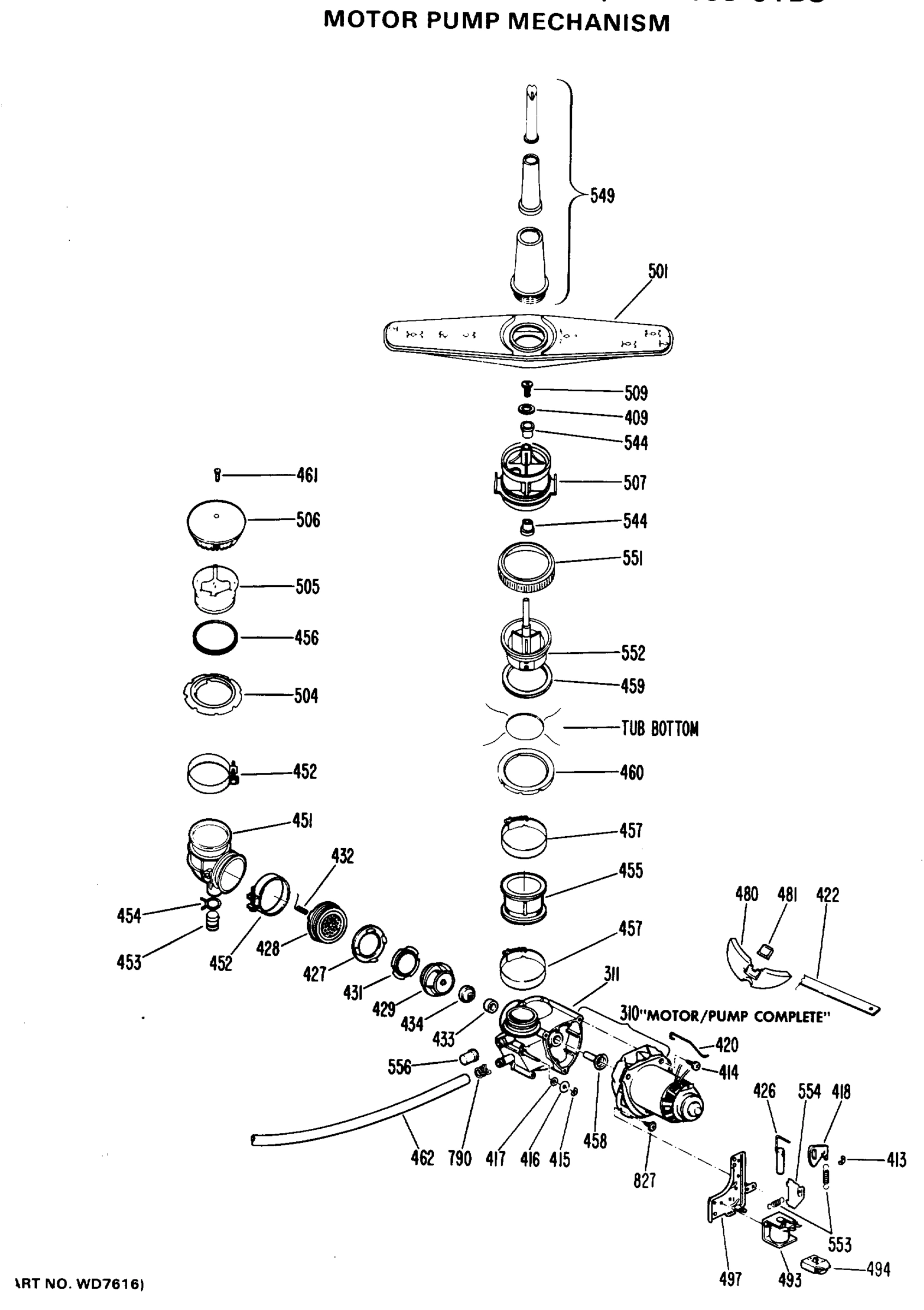 MOTOR PUMP MECHANISM