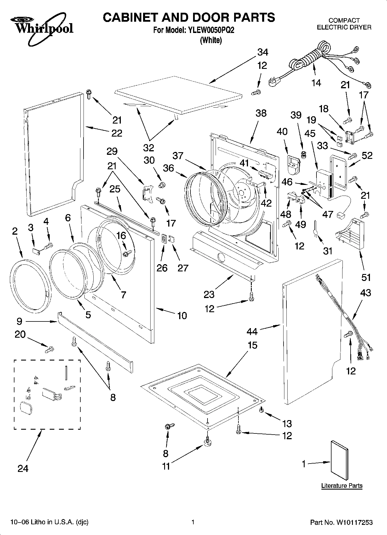 01 - CABINET AND DOOR PARTS