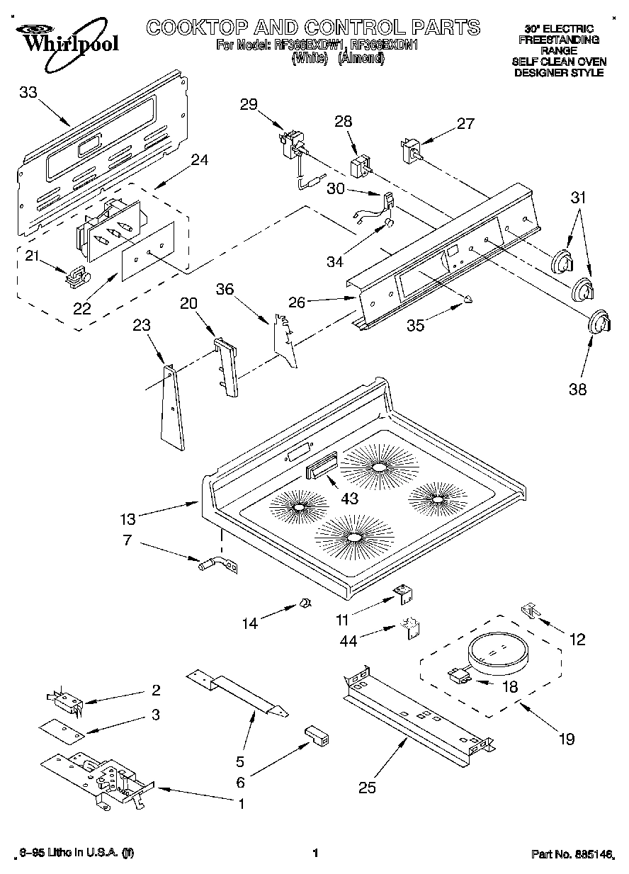 01 - COOKTOP AND CONTROL
