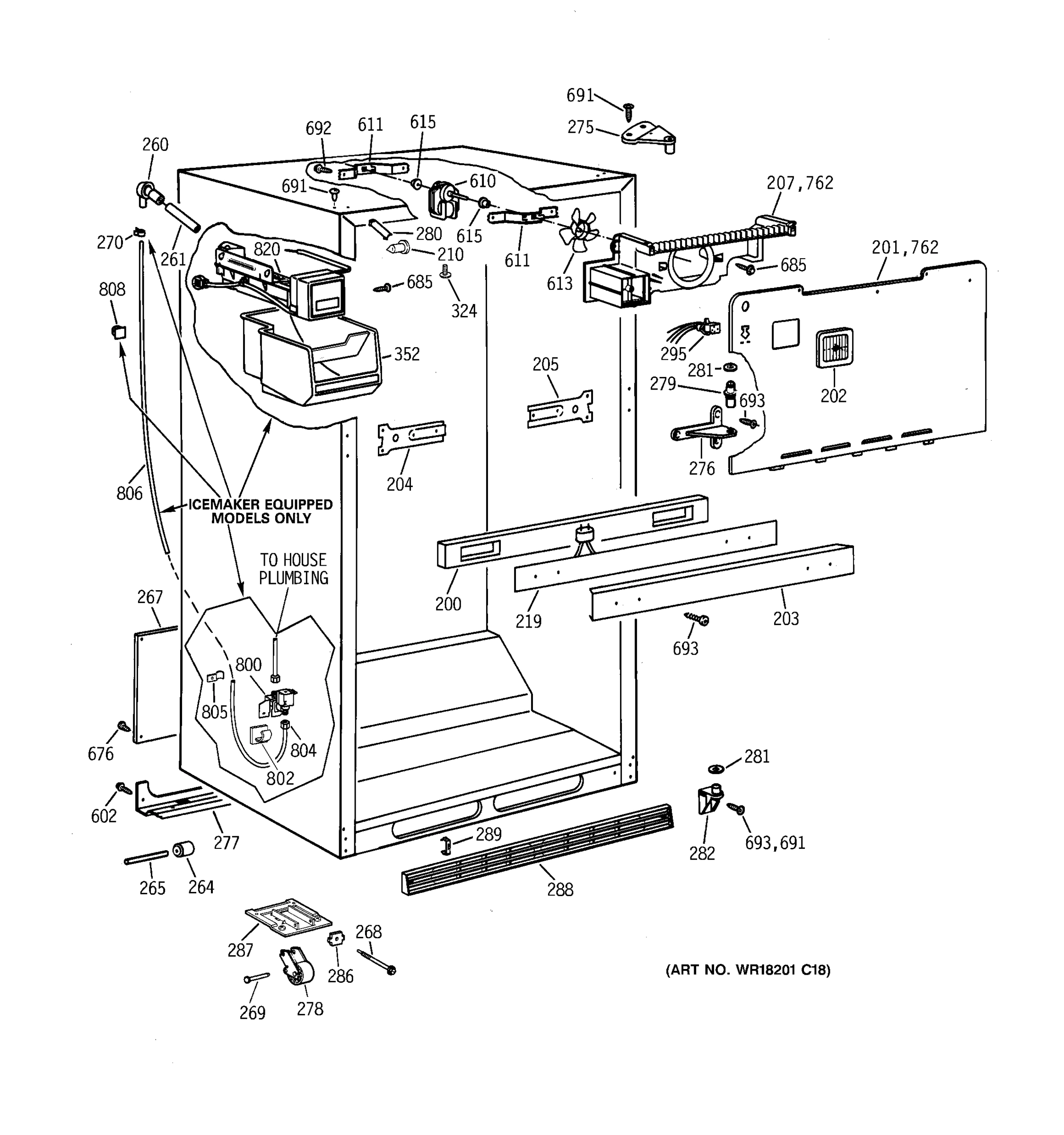 CABINET PARTS