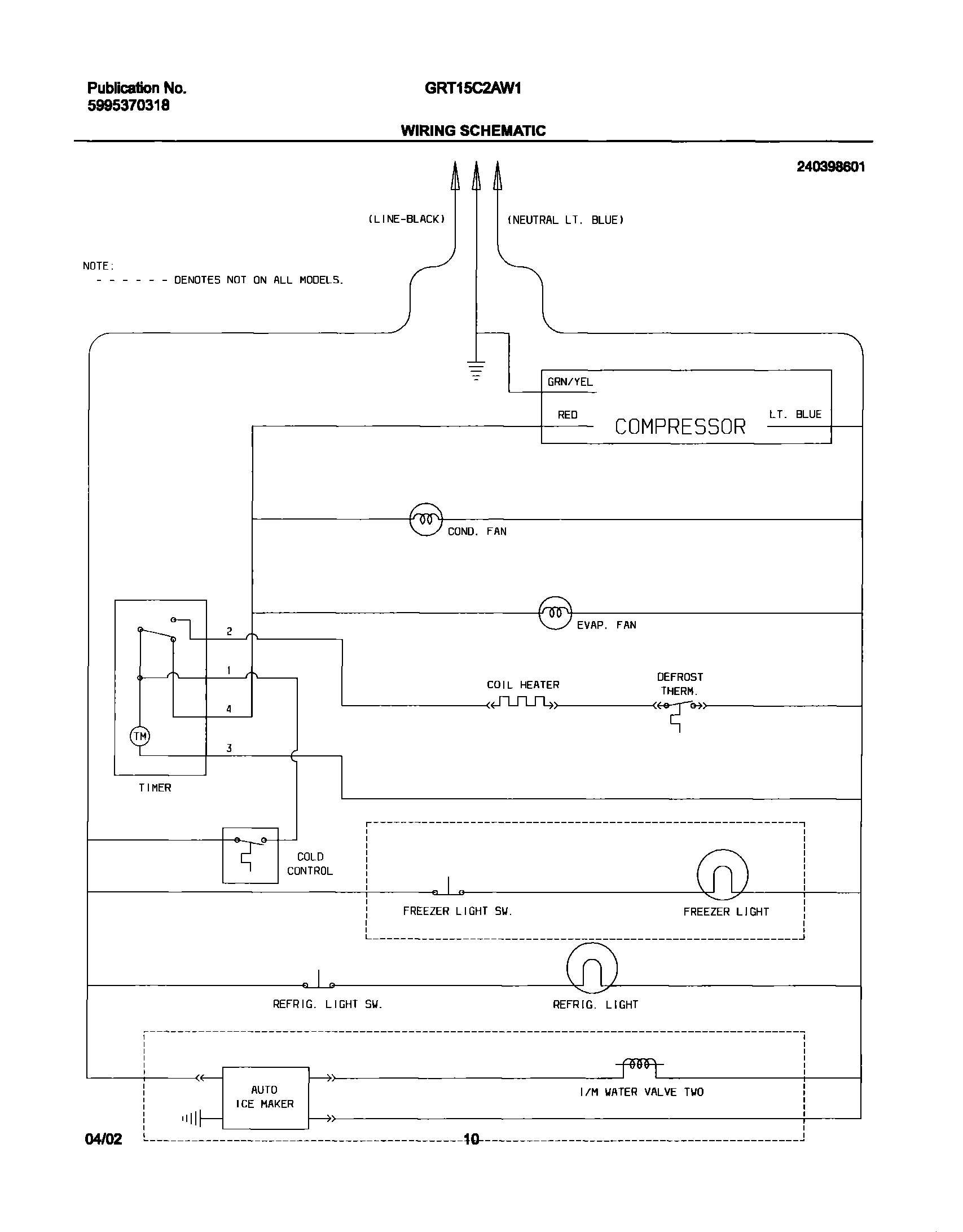 10 - WIRING SCHEMATIC