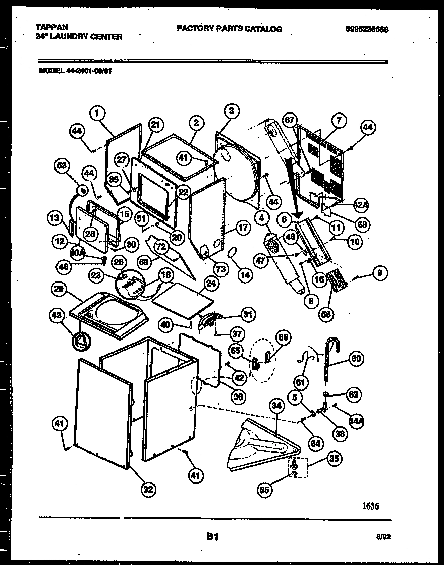 02 - CABINET PARTS AND HEATER