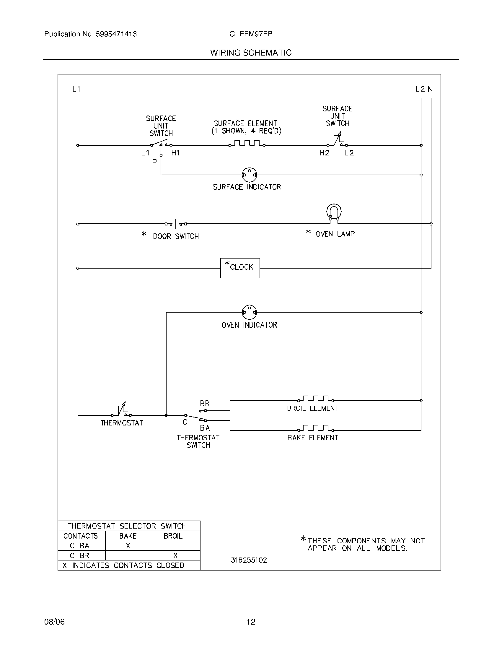 12 - WIRING SCHEMATIC