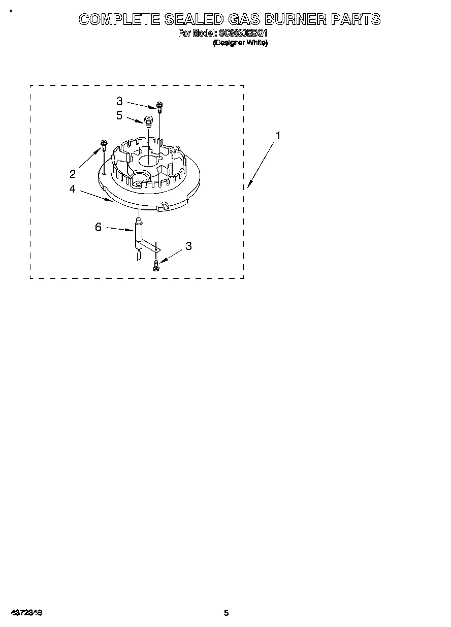 03 - COMPLETE SEALED GAS BURNER