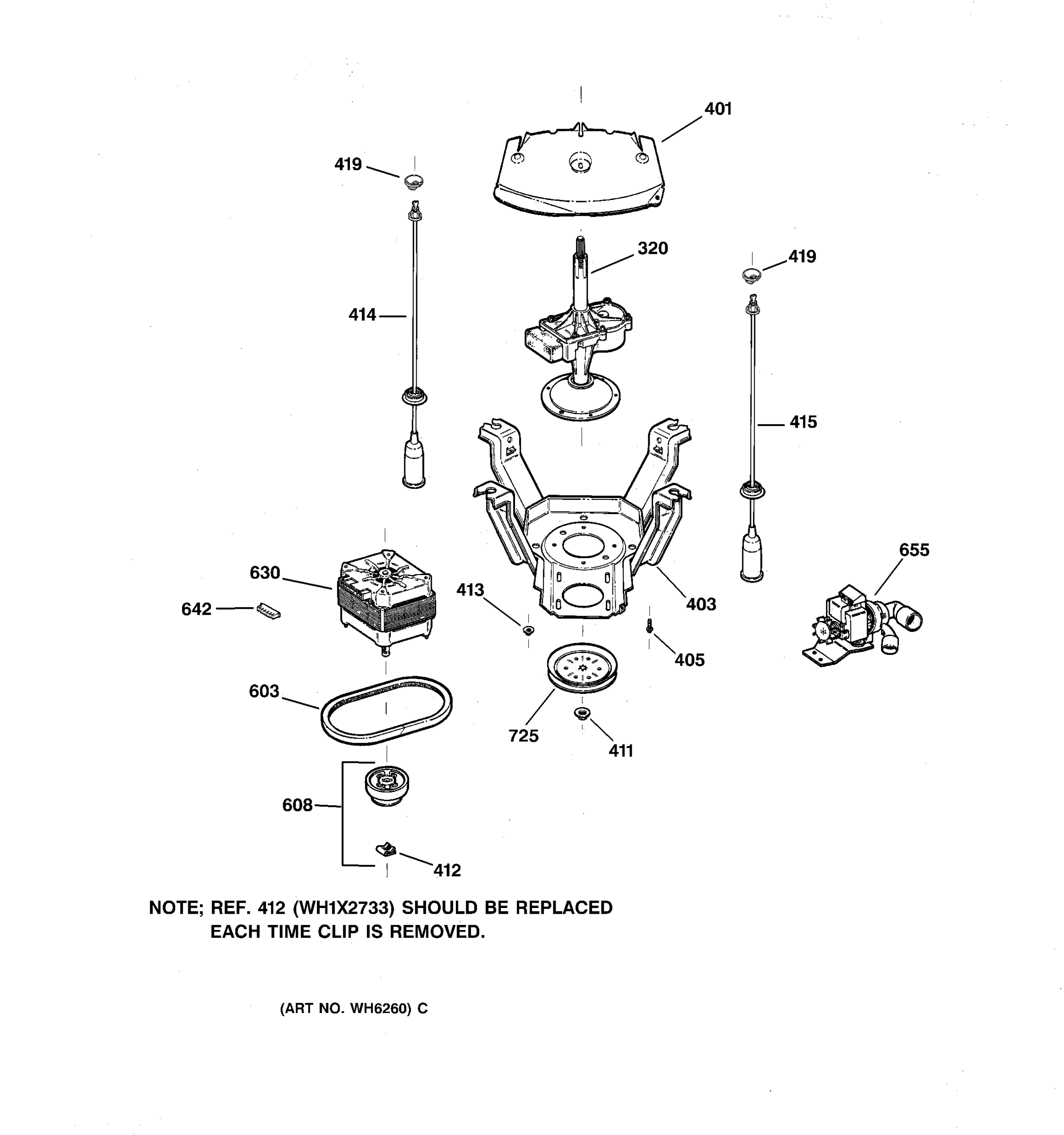 SUSPENSION, PUMP & DRIVE COMPONENTS