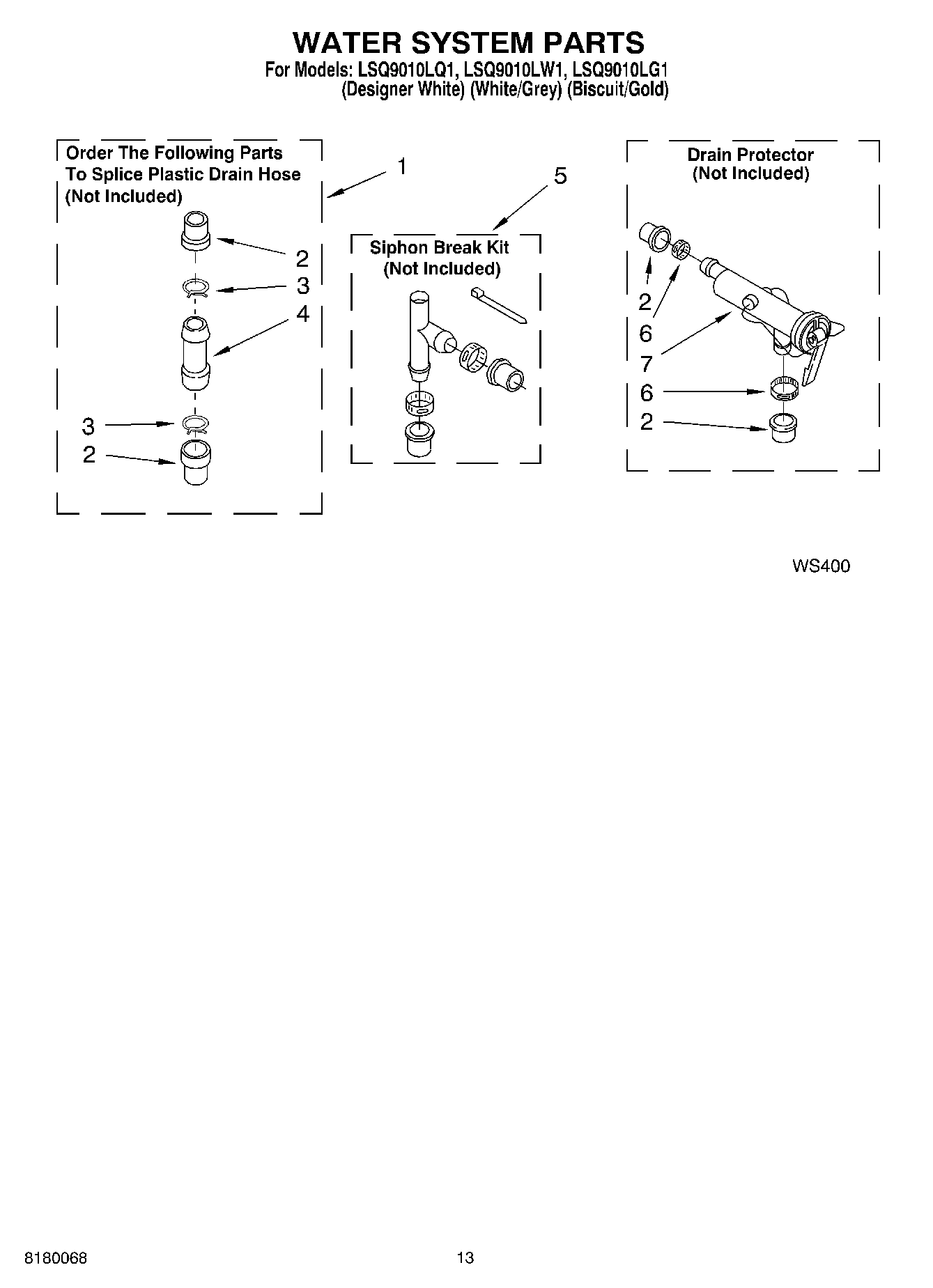 09 - WATER SYSTEM PARTS