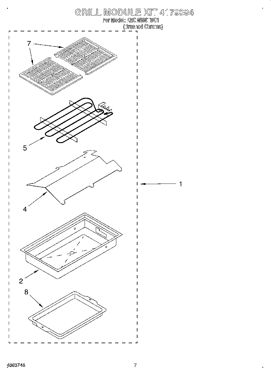 05 - GRILL MODULE KIT 4179094, LIT/OPTIONAL