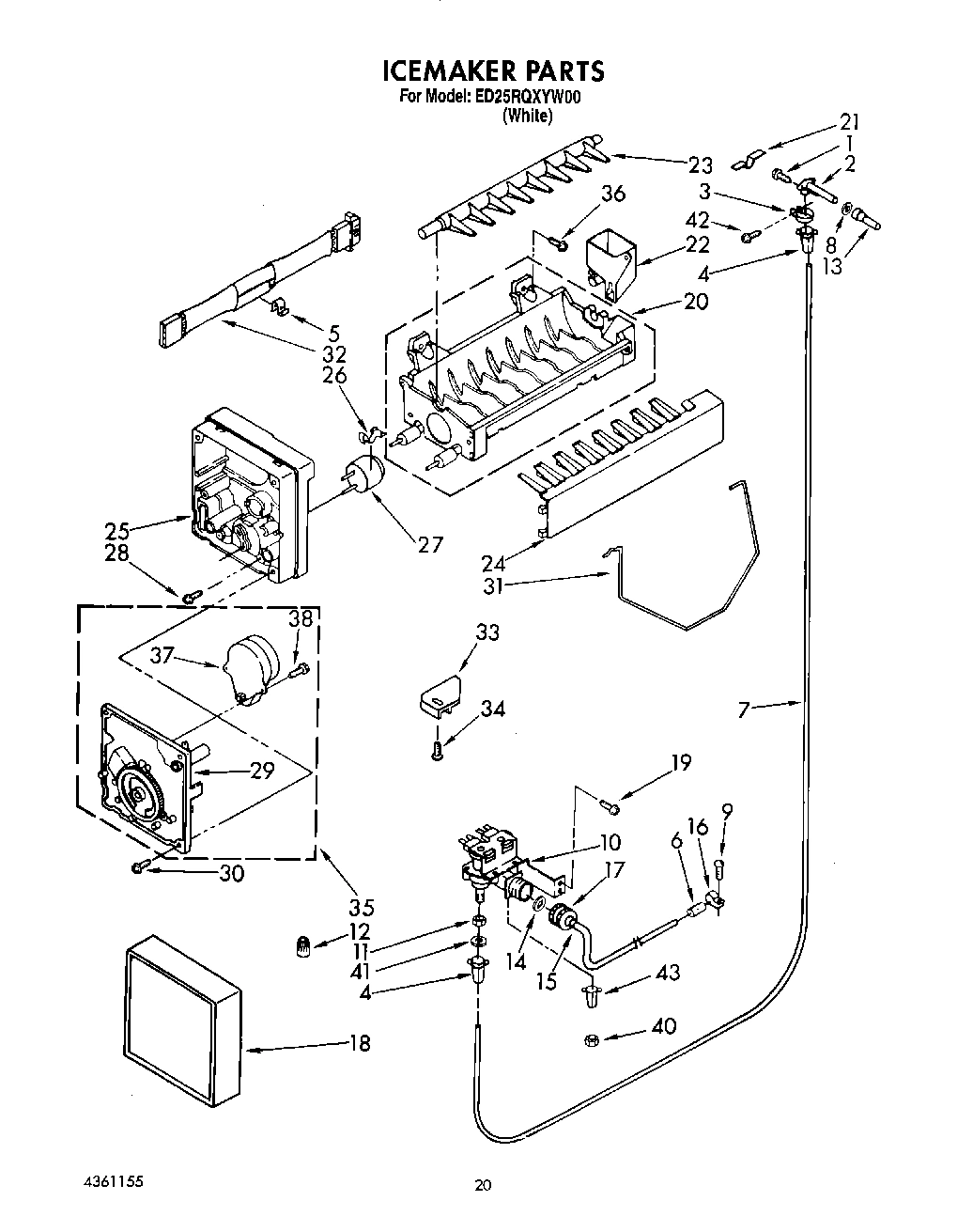 13 - ICEMAKER, LIT/OPTIONAL