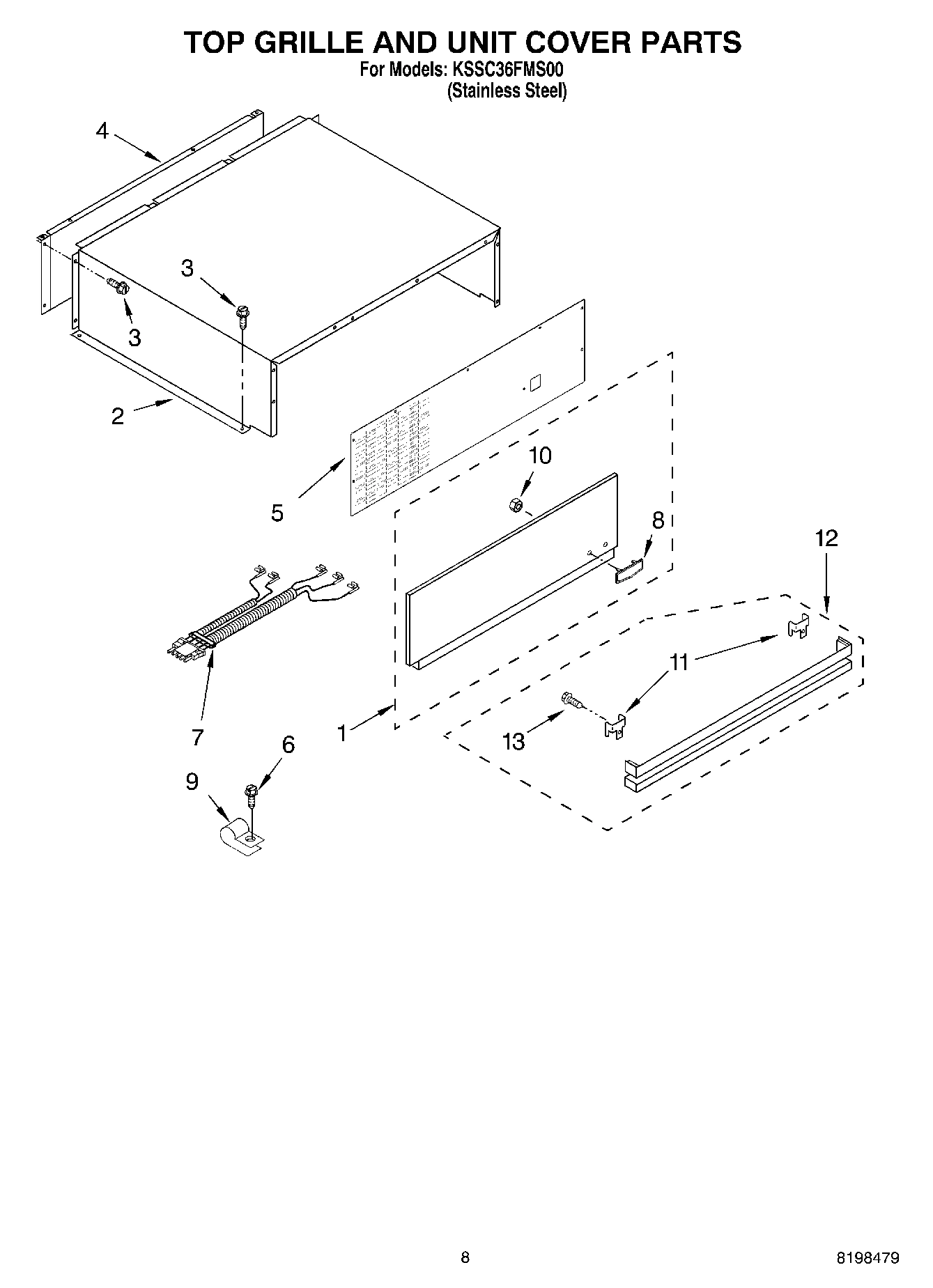 06 - TOP GRILLE AND UNIT COVER PARTS