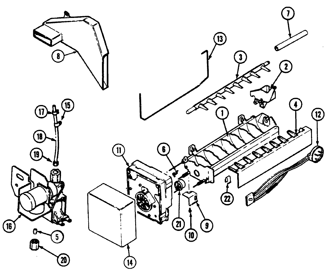 05 - OPTIONAL ICE MAKER KIT (RAE3100AAX)