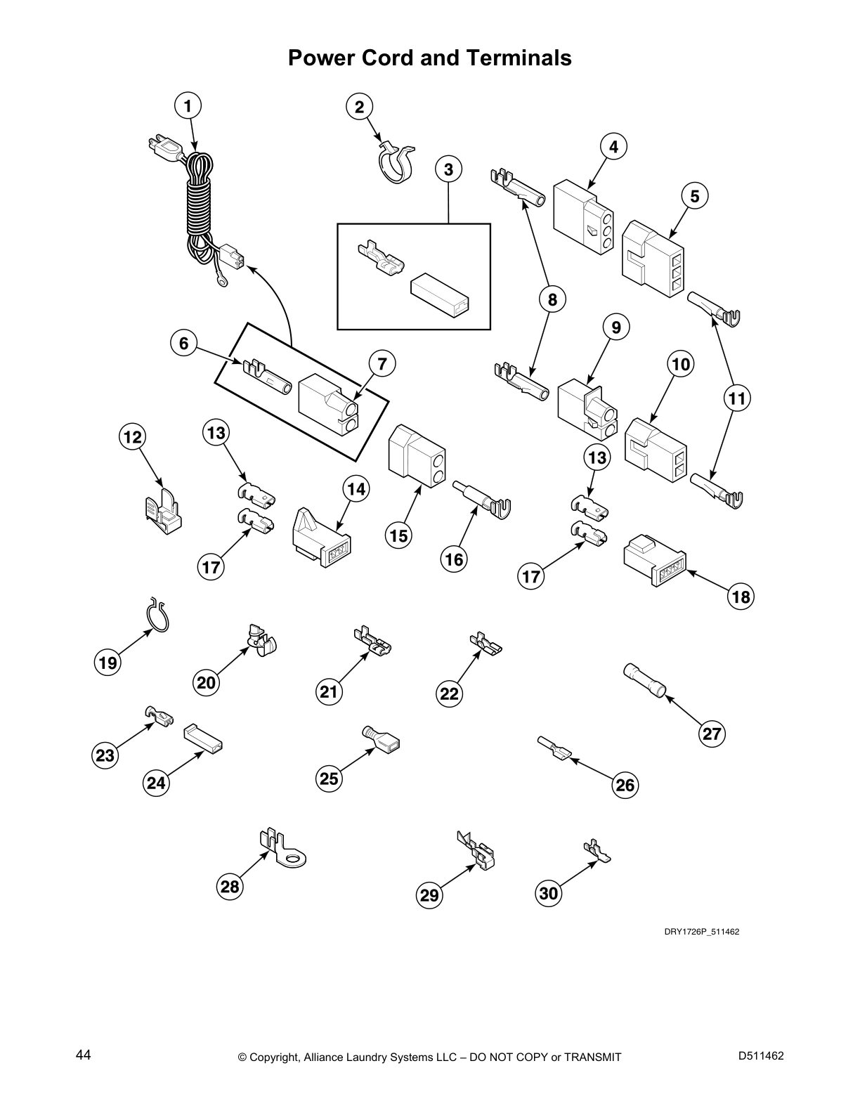 Power Cord and Terminals
