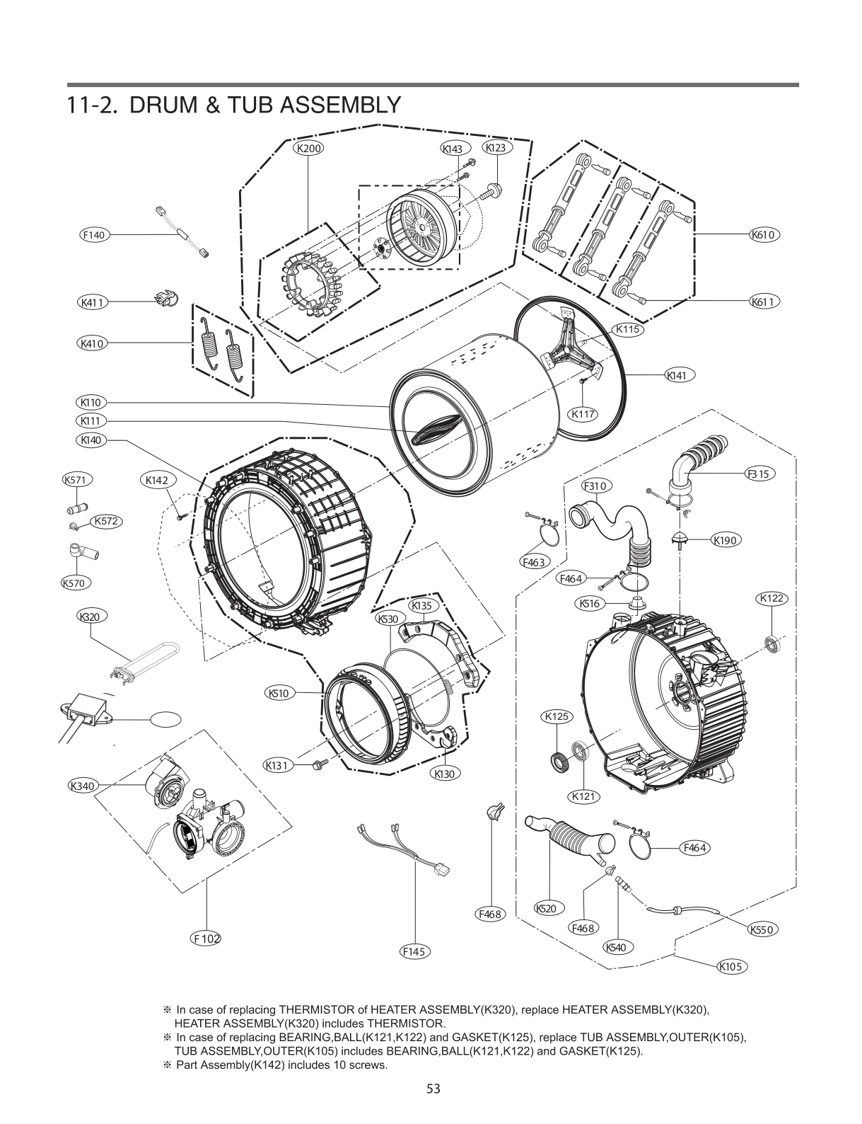 DRUM & TUB ASSEMBLY