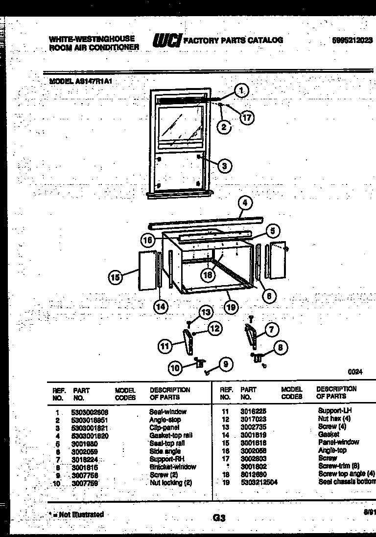 07 - CABINET AND INSTALLATION PARTS