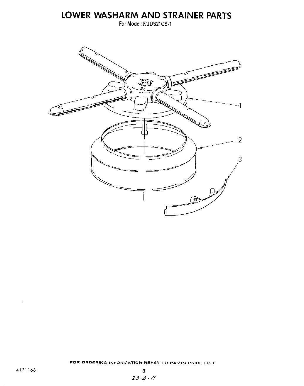 06 - LOWER WASHARM AND STRAINER
