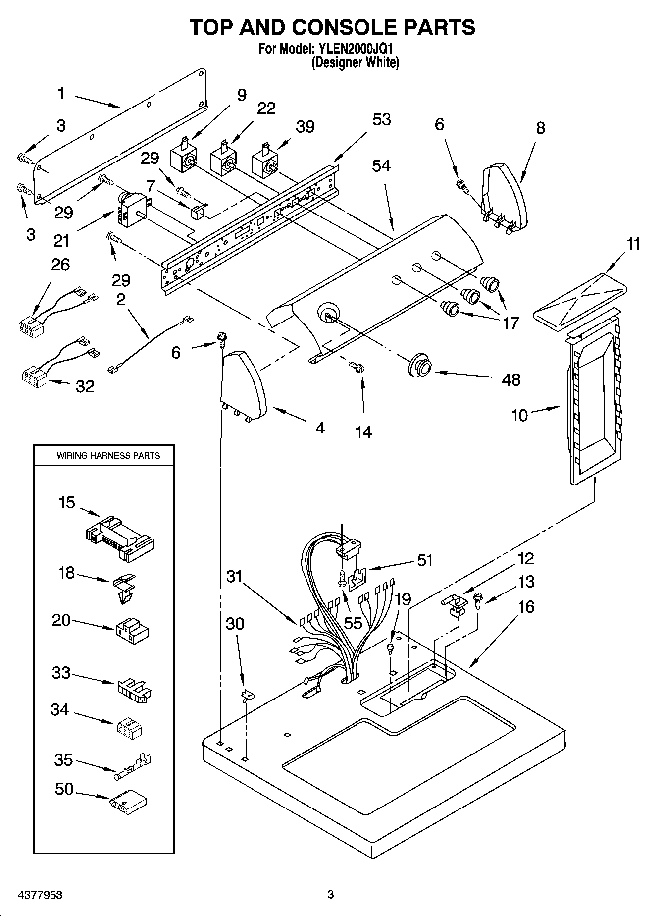 02 - TOP AND CONSOLE PARTS