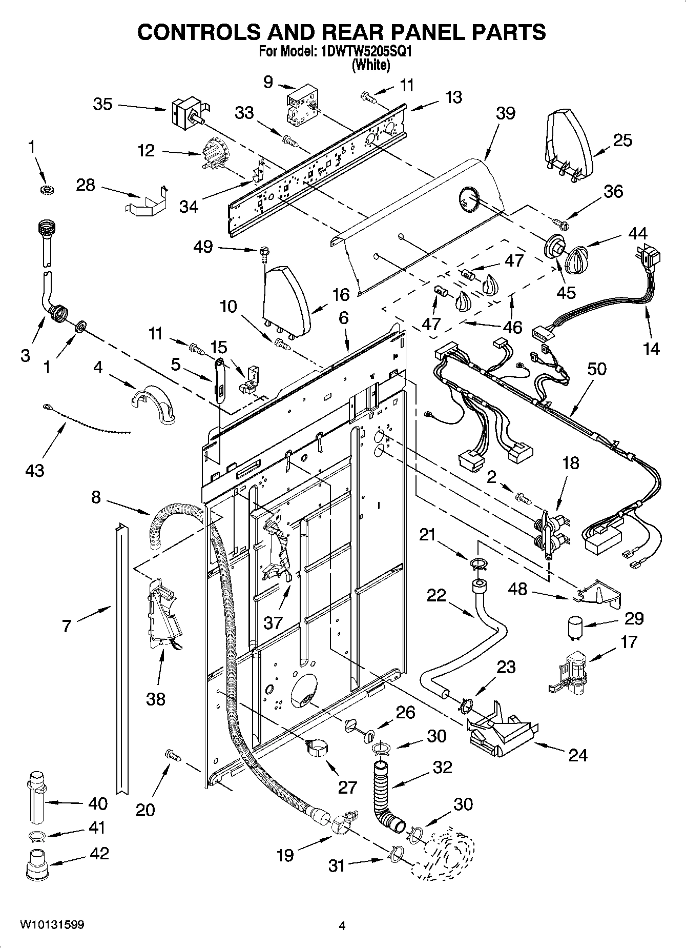 02 - CONTROLS AND REAR PANEL PARTS