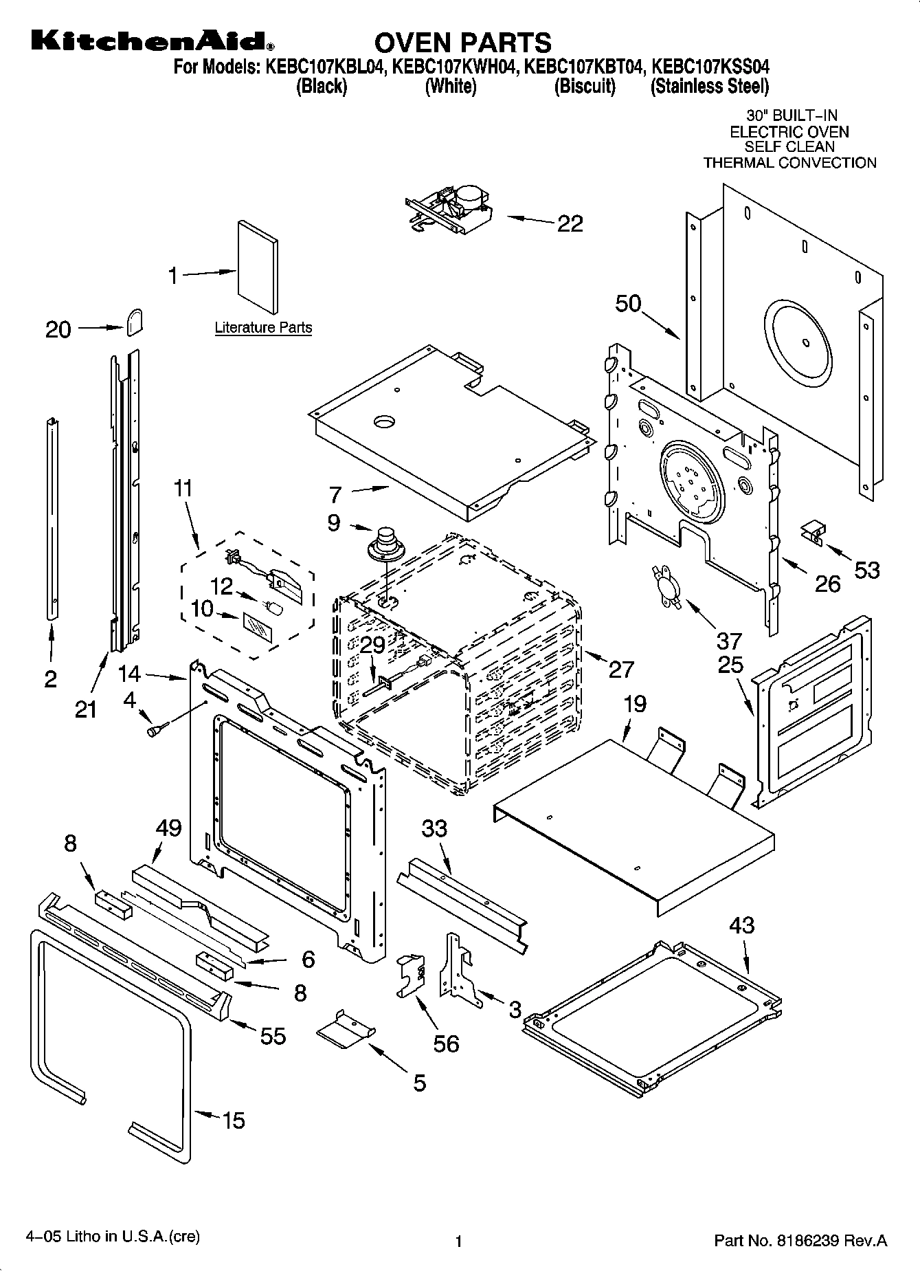 01 - OVEN PARTS