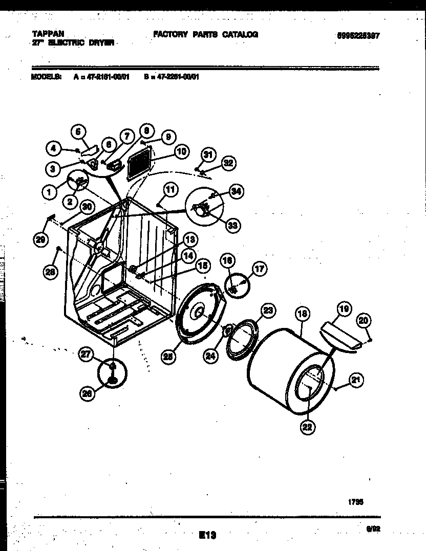 02 - CABINET AND COMPONENT PARTS
