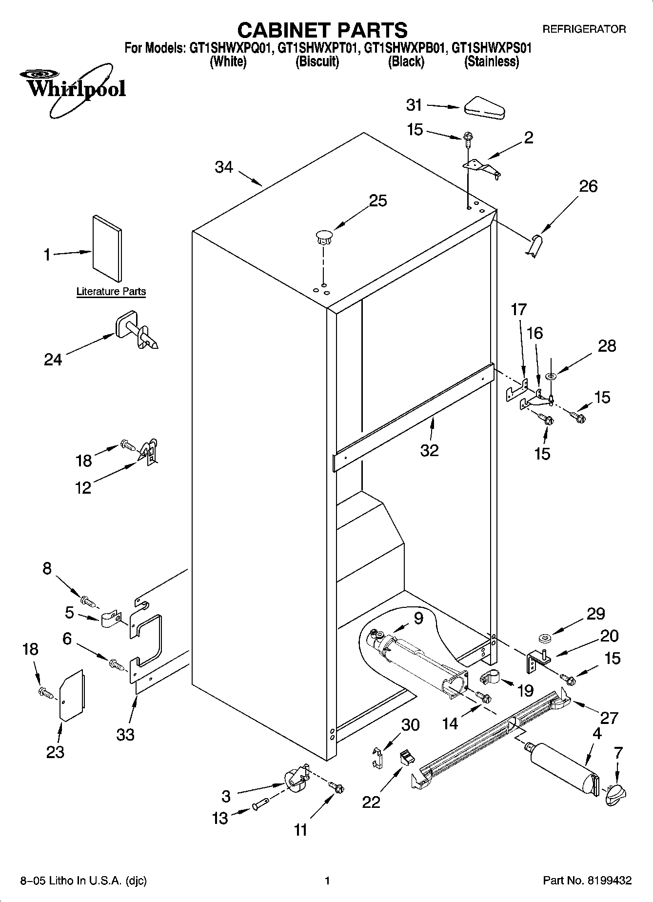01 - CABINET PARTS