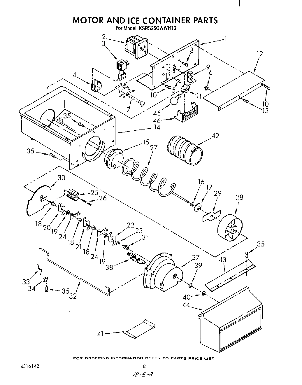 06 - MOTOR AND ICE CONTAINER