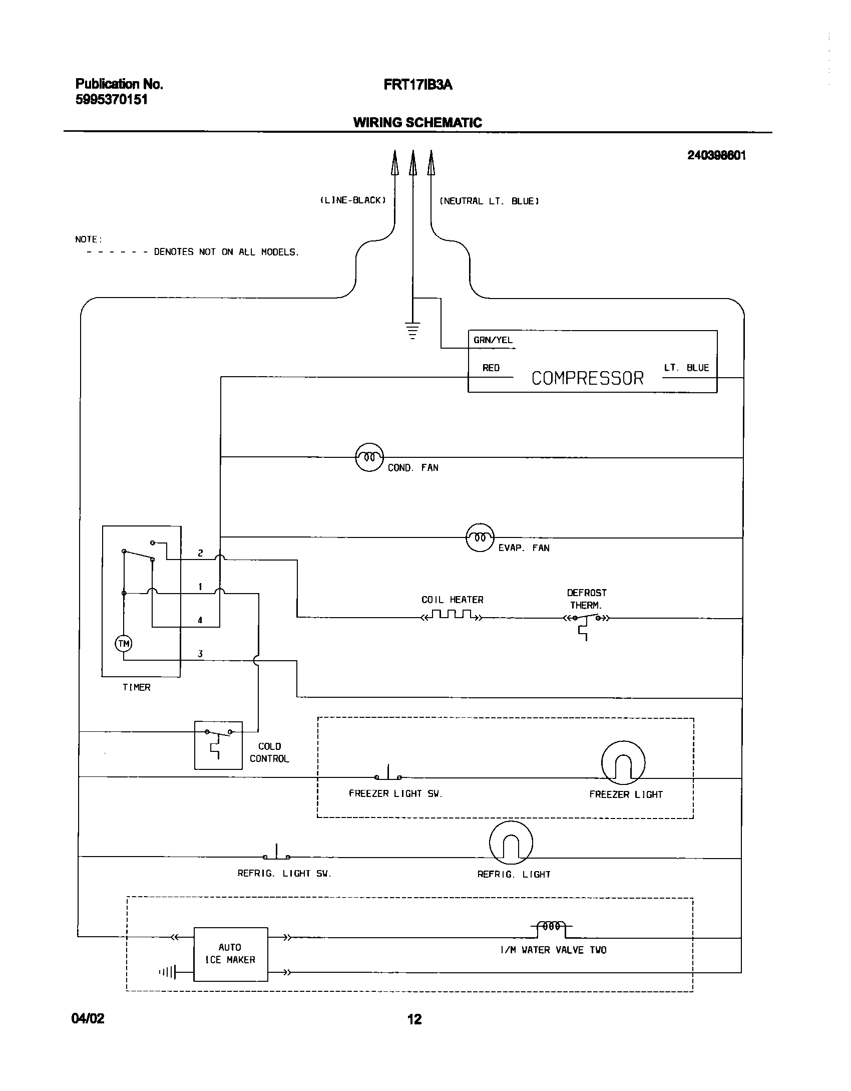 12 - WIRING SCHEMATIC