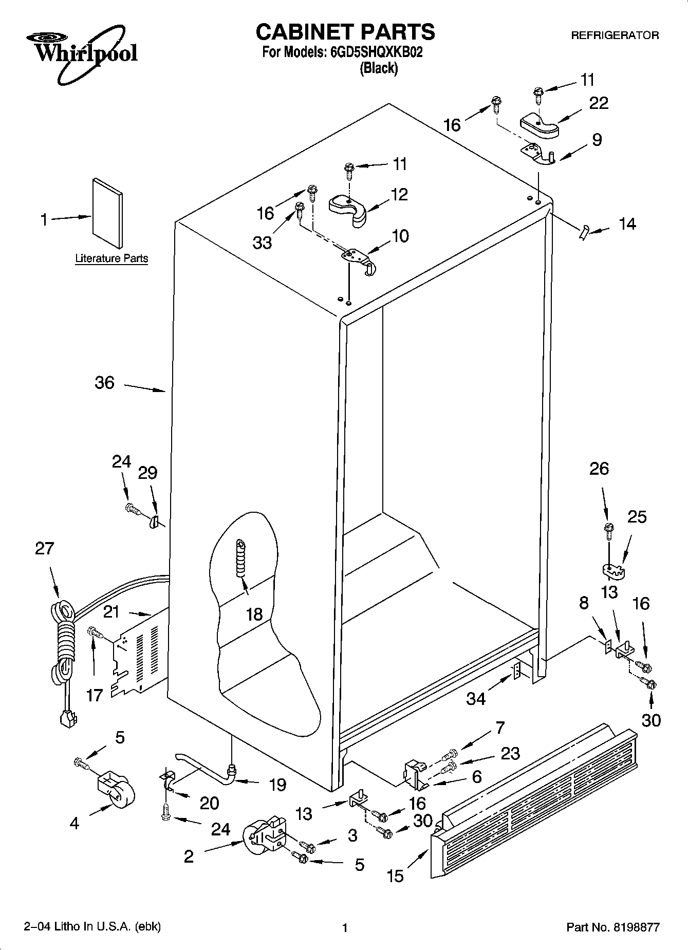 01 - CABINET PARTS