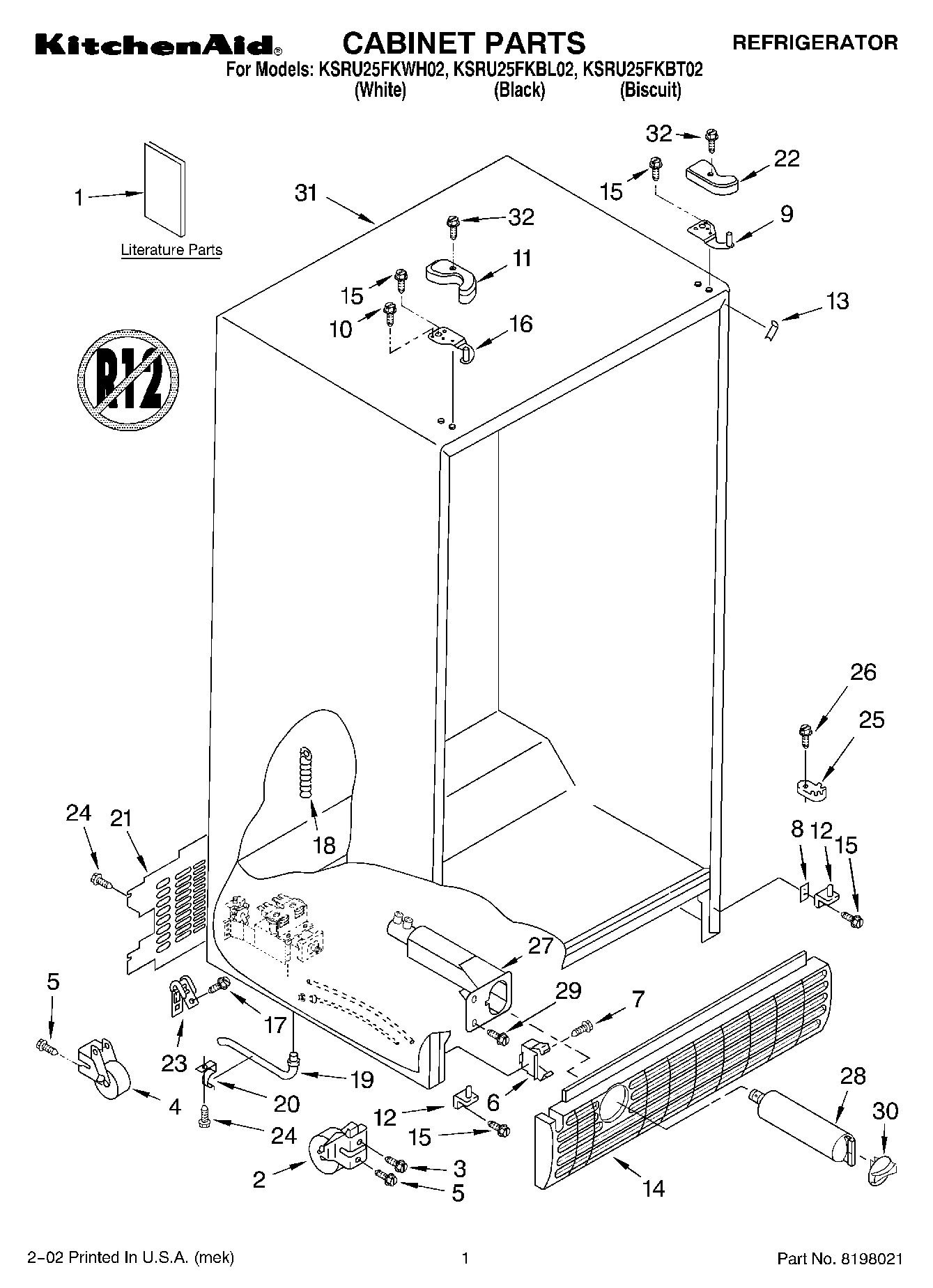 01 - CABINET, LITERATURE