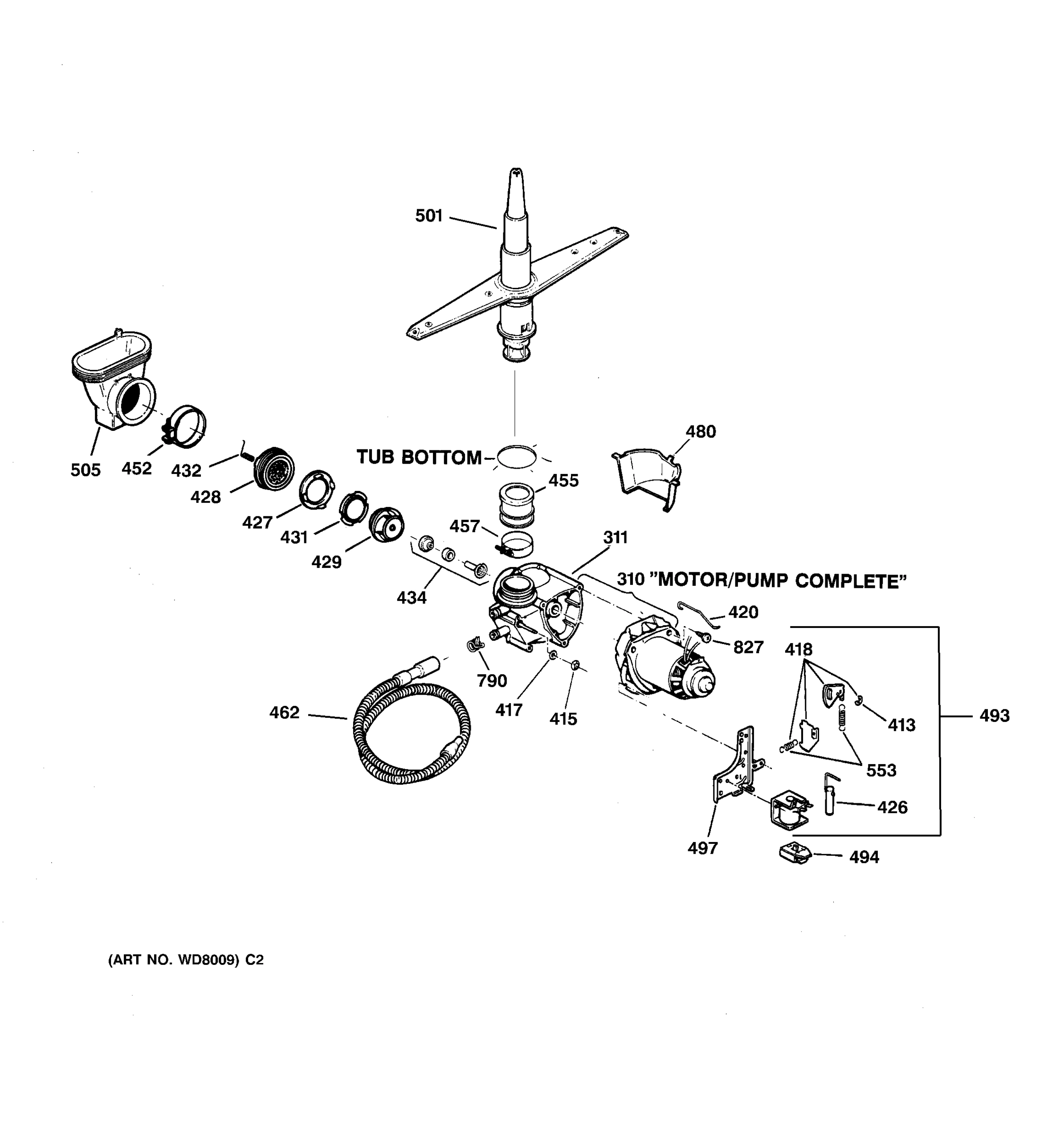 MOTOR-PUMP MECHANISM