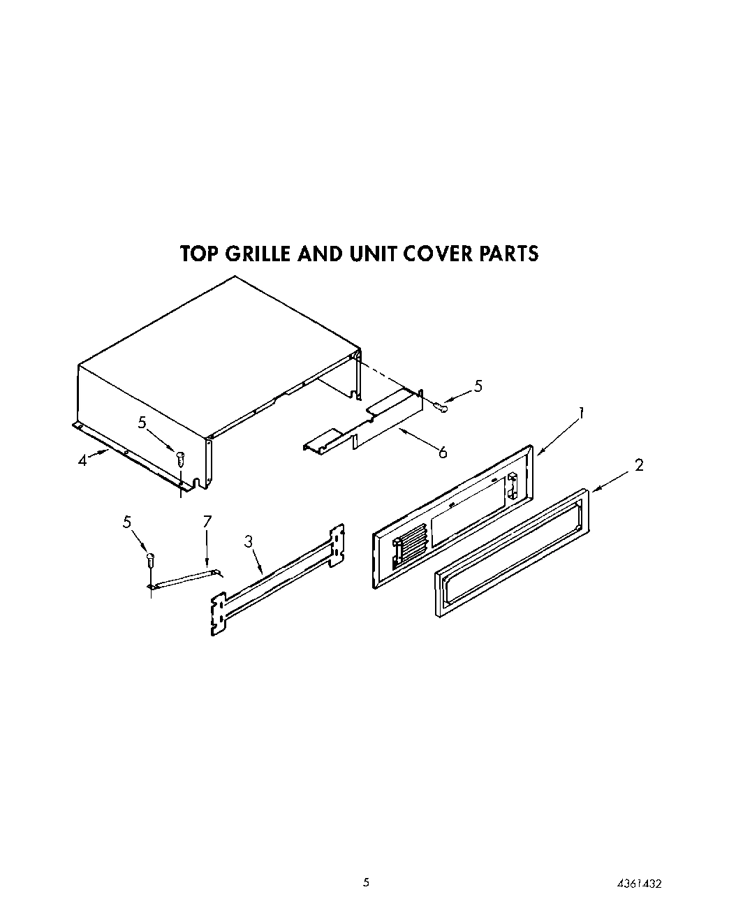 03 - TOP GRILLE AND UNIT COVER