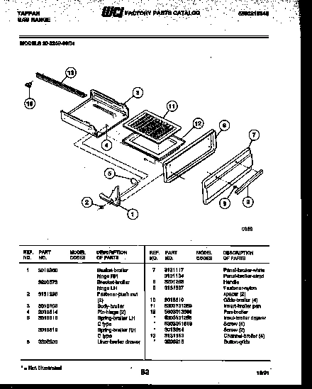 04 - BROILER DRAWER PARTS