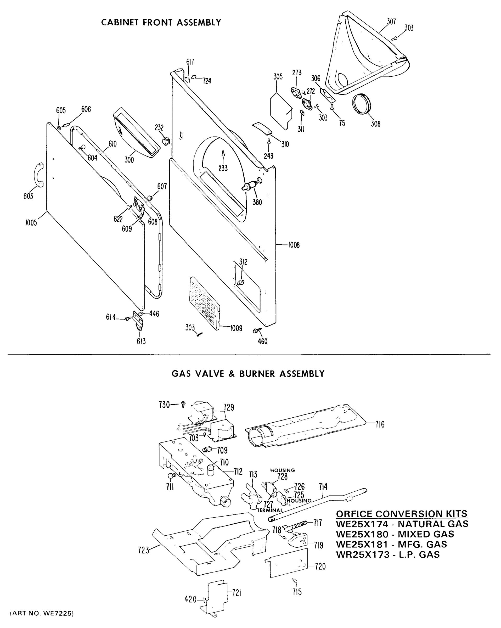 CABINET FRONT ASSEMBLY