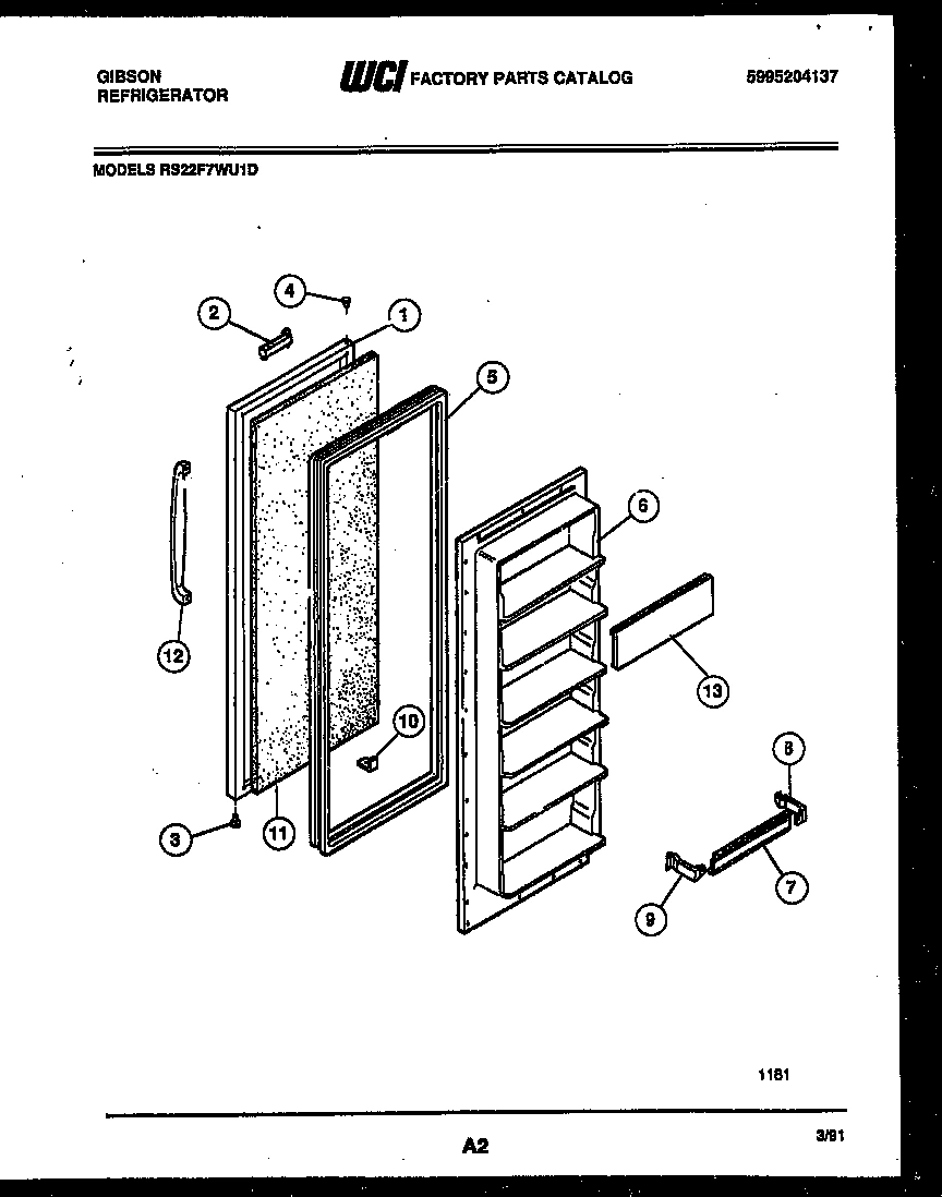 03 - FREEZER DOOR PARTS