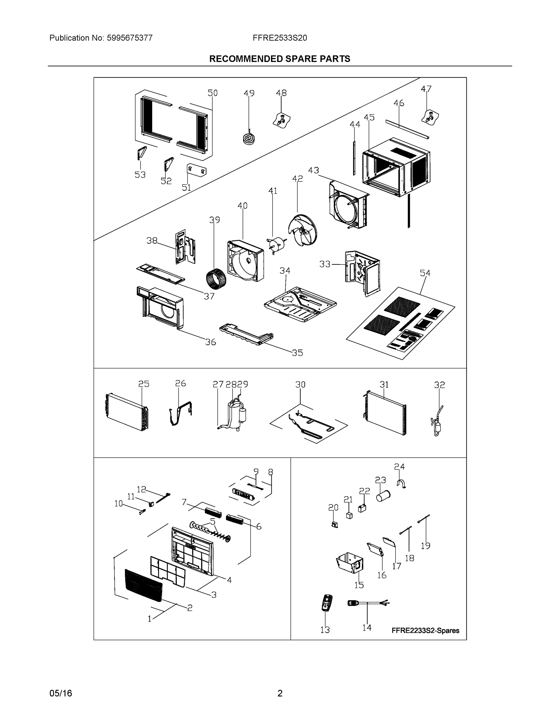 02 - RECOMMENDED SPARE PARTS