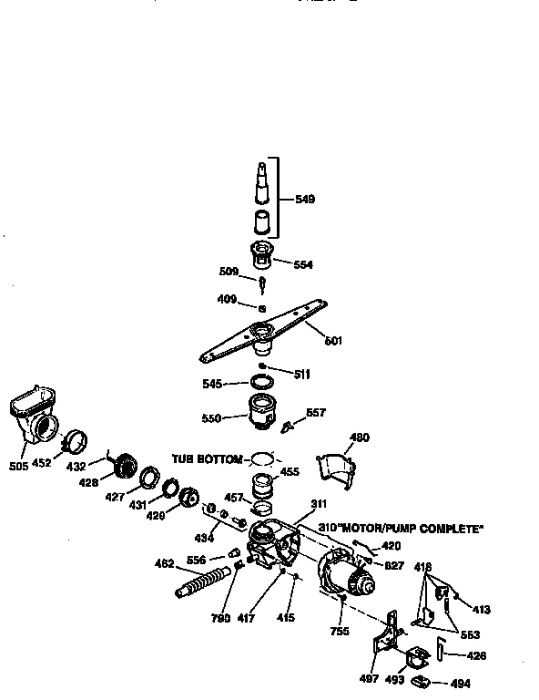 MOTOR PUMP MECHANISM