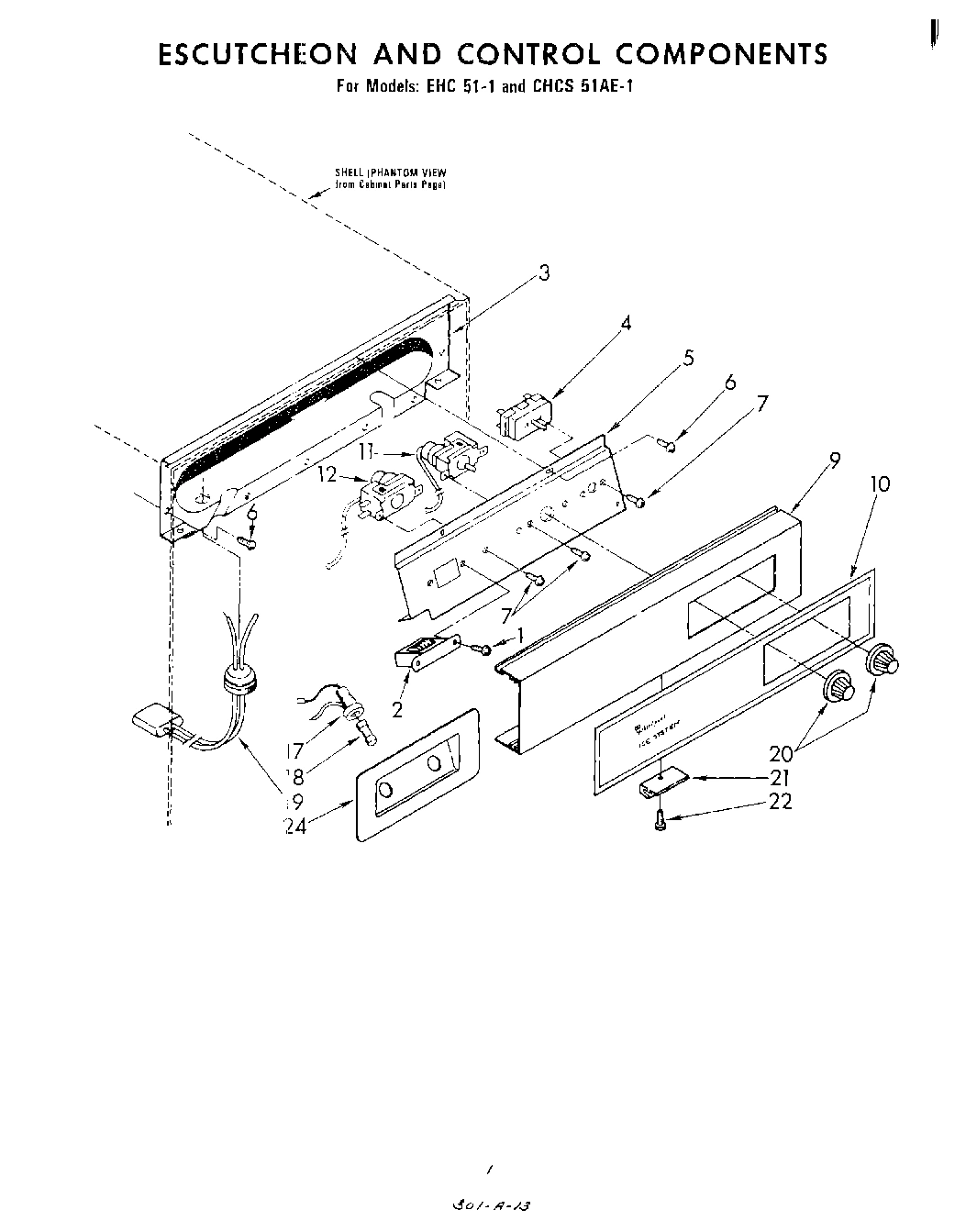 05 - ESCUTCHEON AND CONTROL