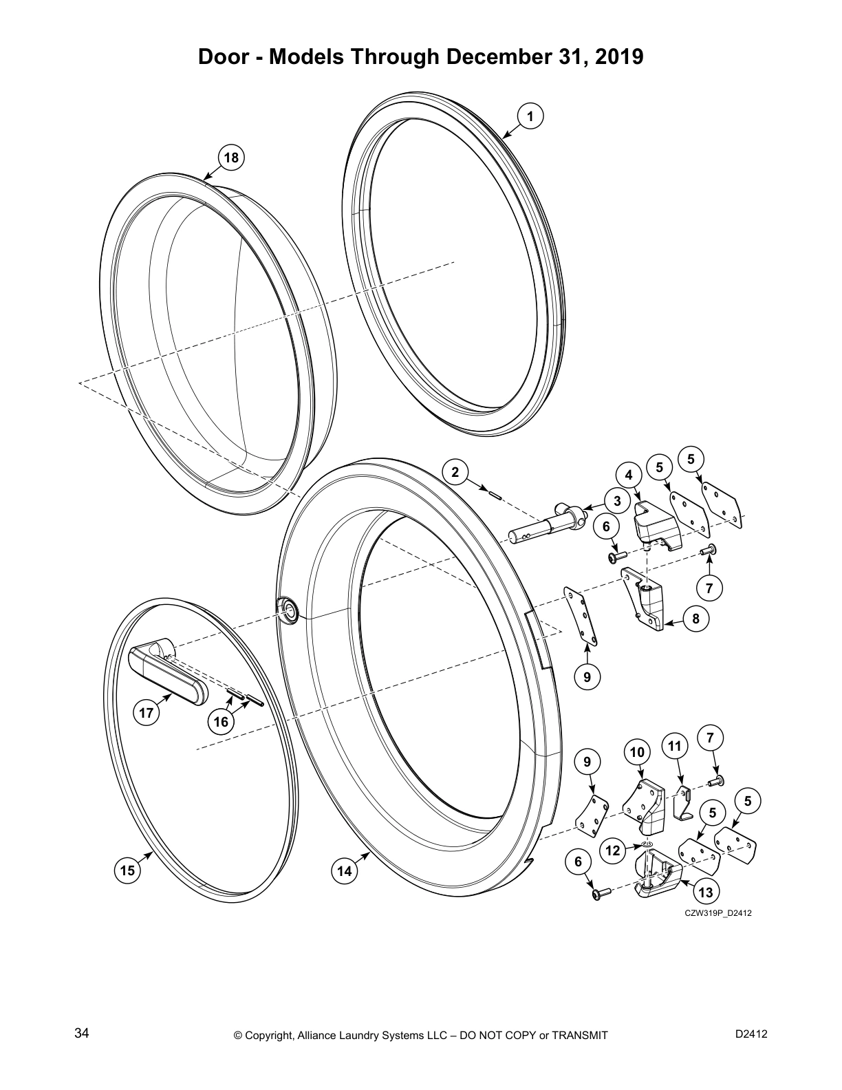 Door - Models Through December 31, 2019