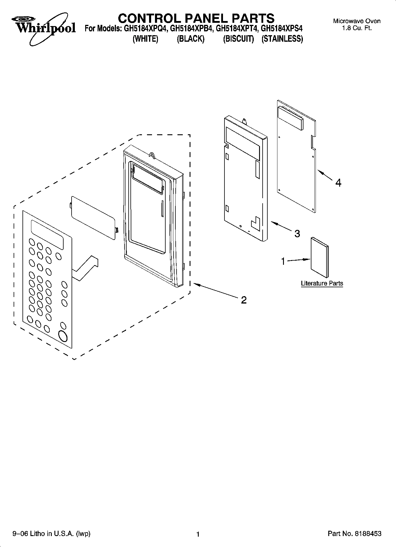 01 - CONTROL PANEL PARTS