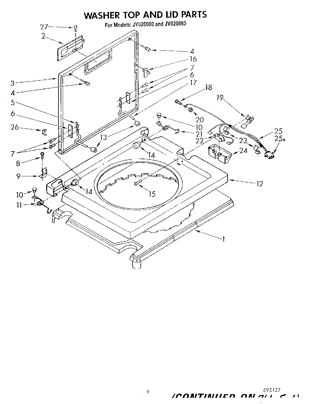 07 - WASHER TOP AND LID