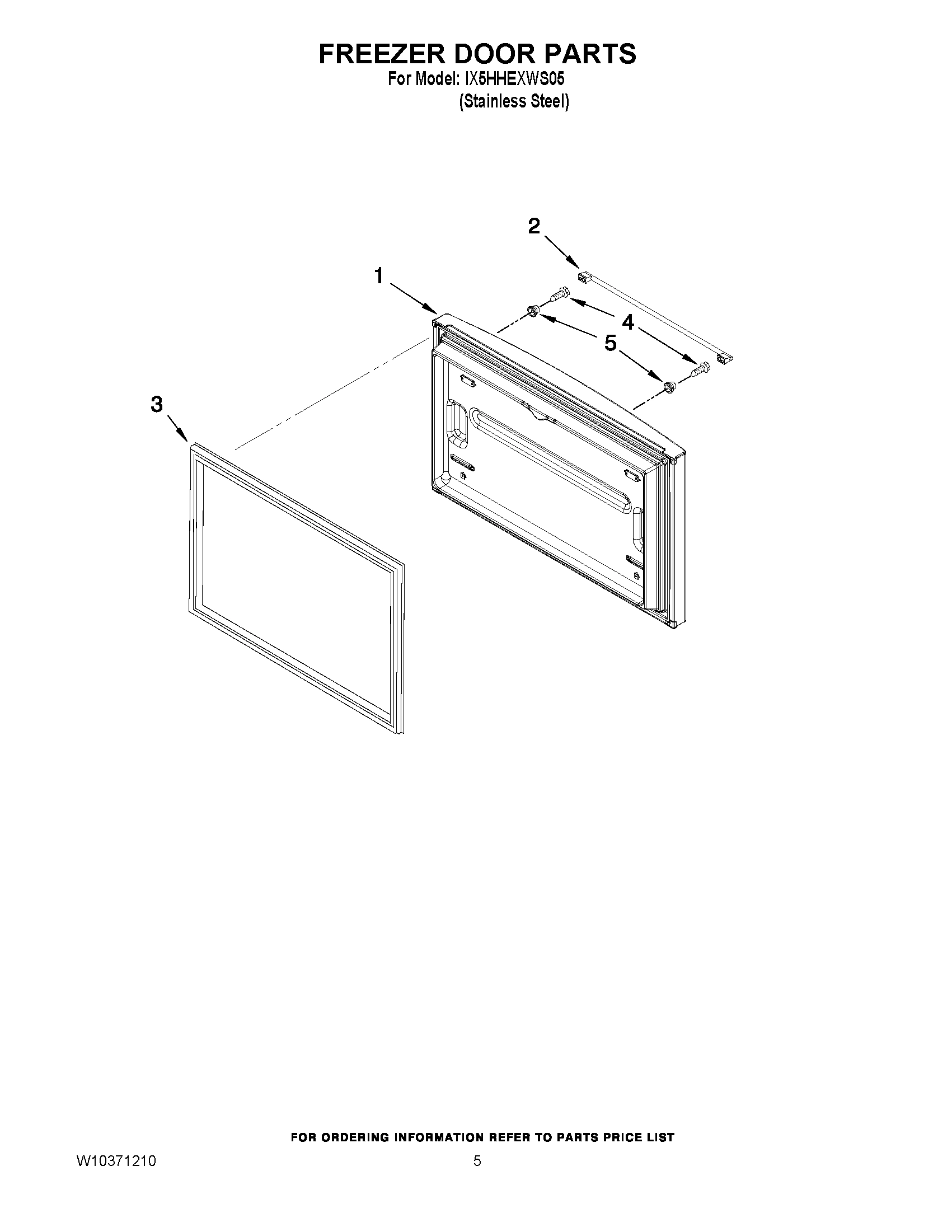 03 - FREEZER DOOR PARTS