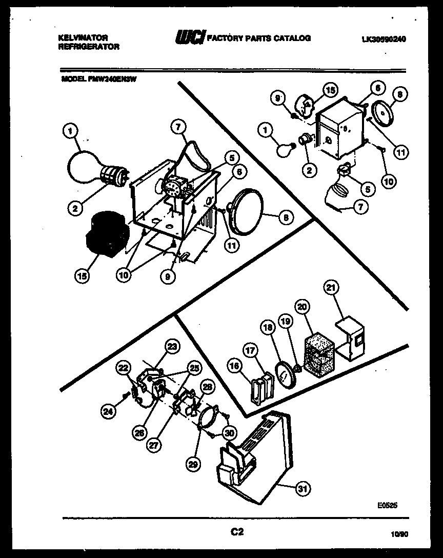 06 - REFRIGERATOR CONTROL ASSEMBLY, DAMP