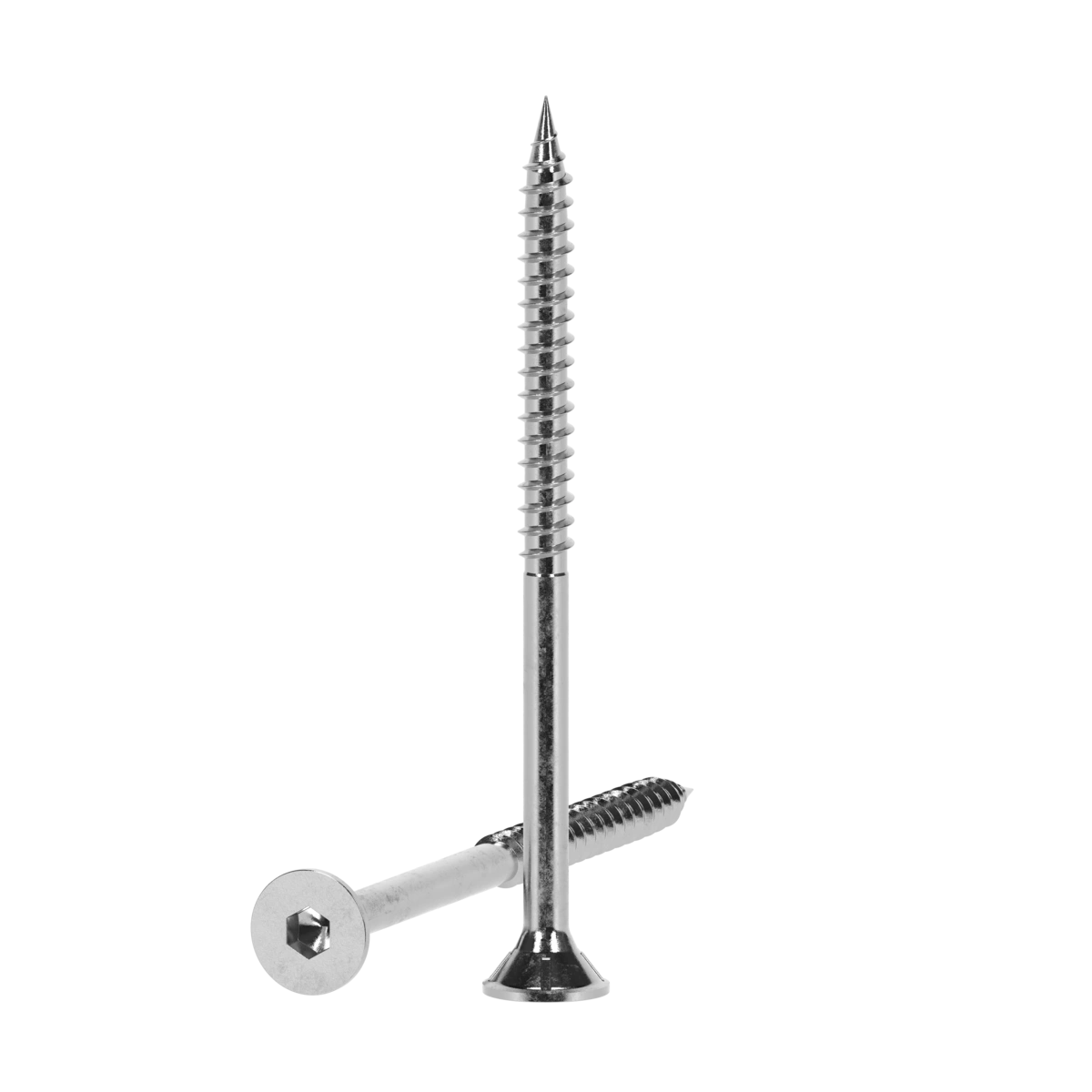 ZENITH® 14G x 100mm 304 Stainless Steel, Self Drilling, Internal Hex Drive, Bugle Batten Screws – External Use – 25 Pack