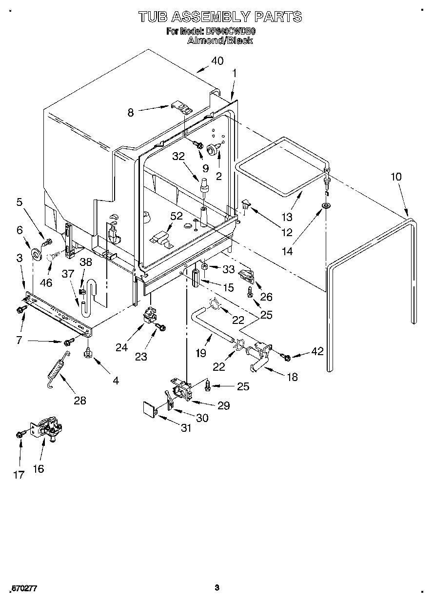 03 - TUB ASSEMBLY