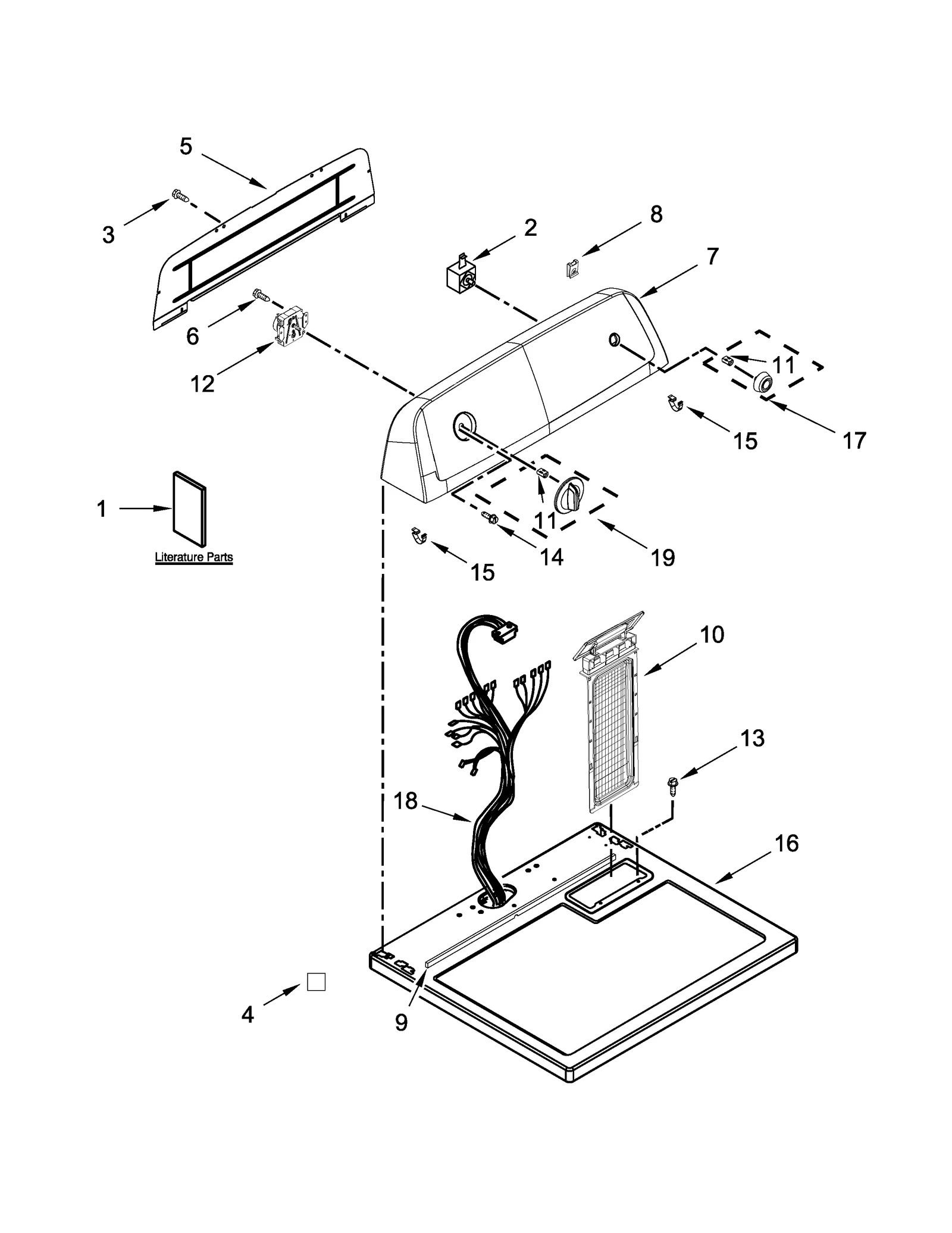 TOP AND CONSOLE PARTS